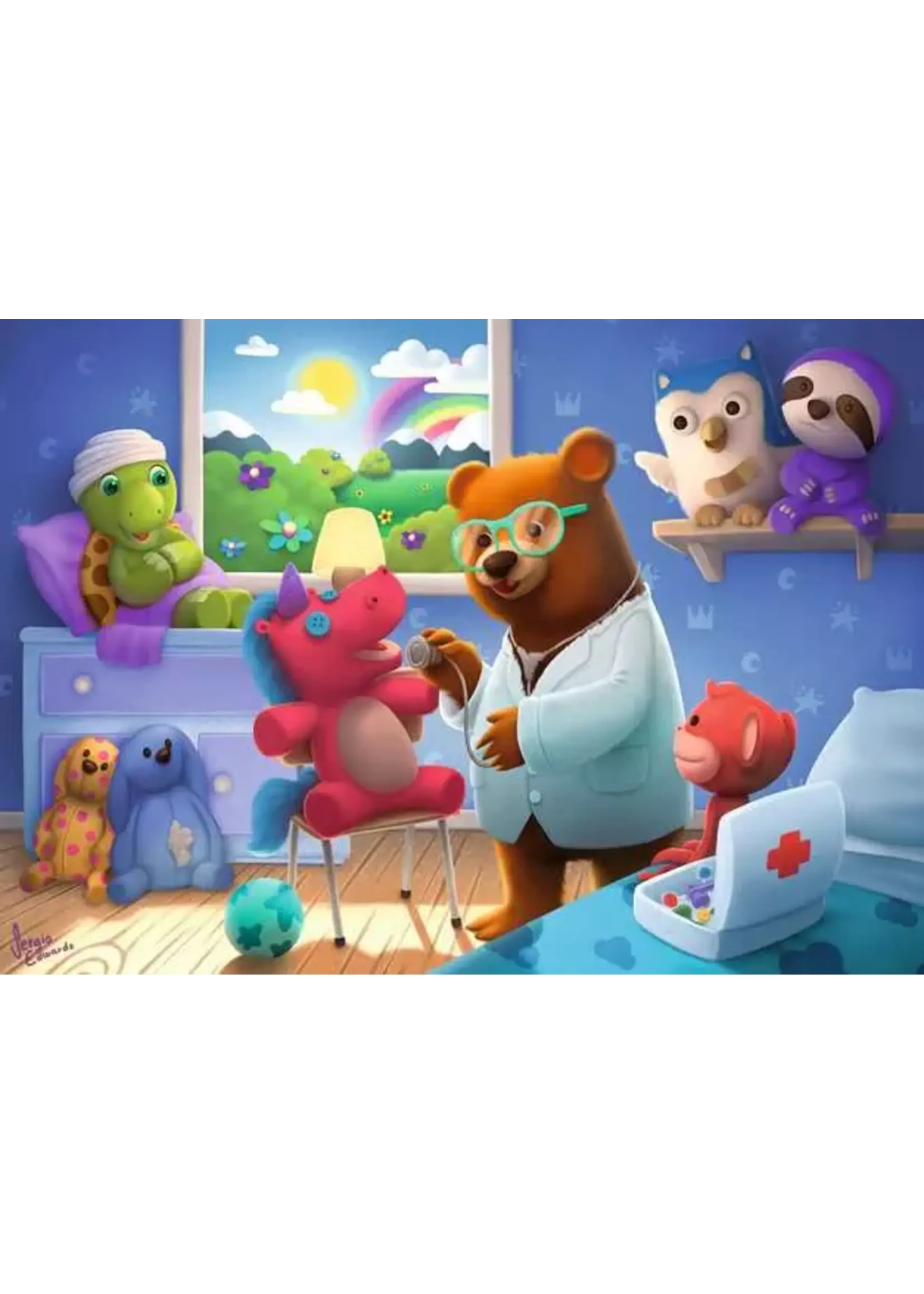 Ravensburger "Stuffed Animal Hospital" 35 Piece Puzzle