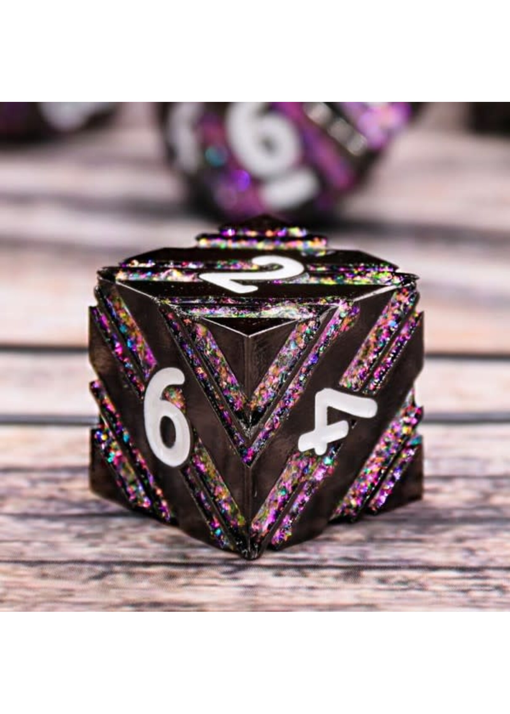 HD Dice The Manifest (Purple) Metal 7 Piece RPG Set