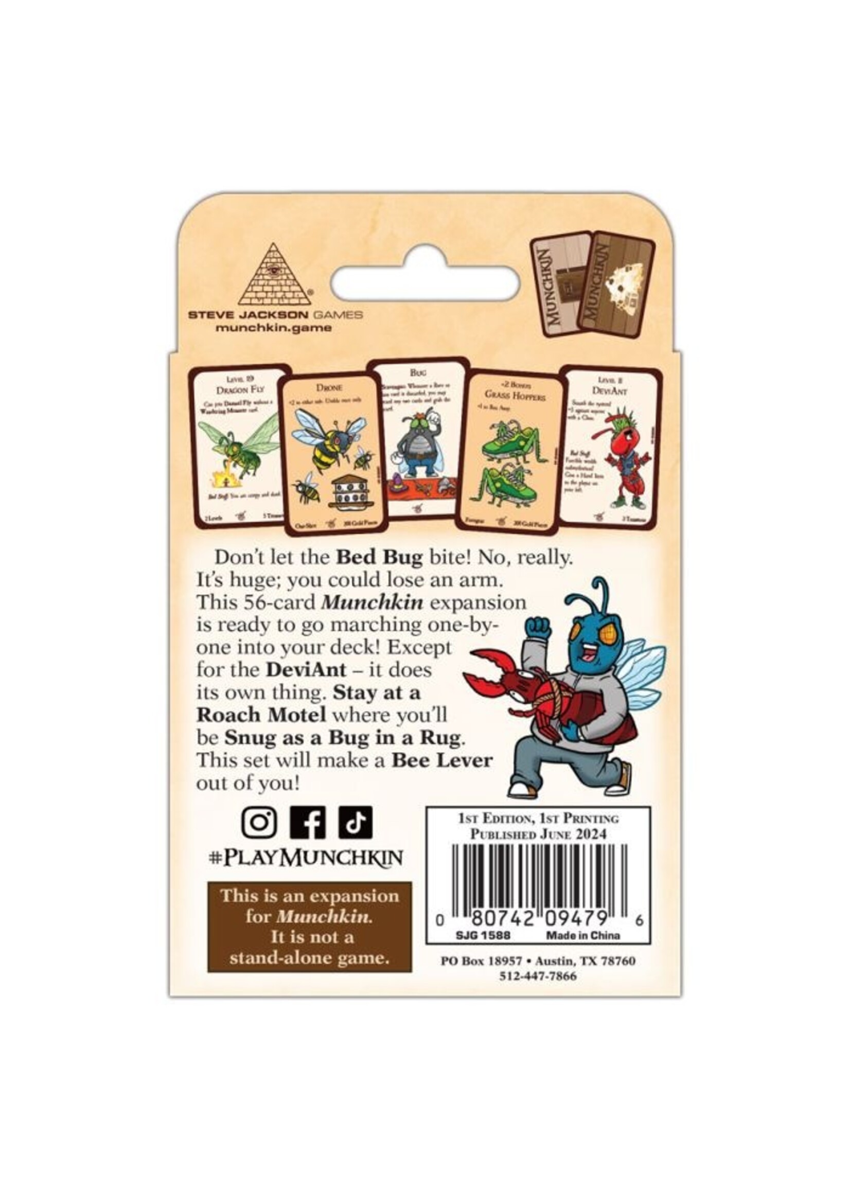 Steve Jackson Games Munchkin: The Floor is Larva Expansion