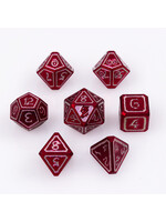 Die Hard Dice 7pc Metal RPG Set - Mages Guild - Evocation