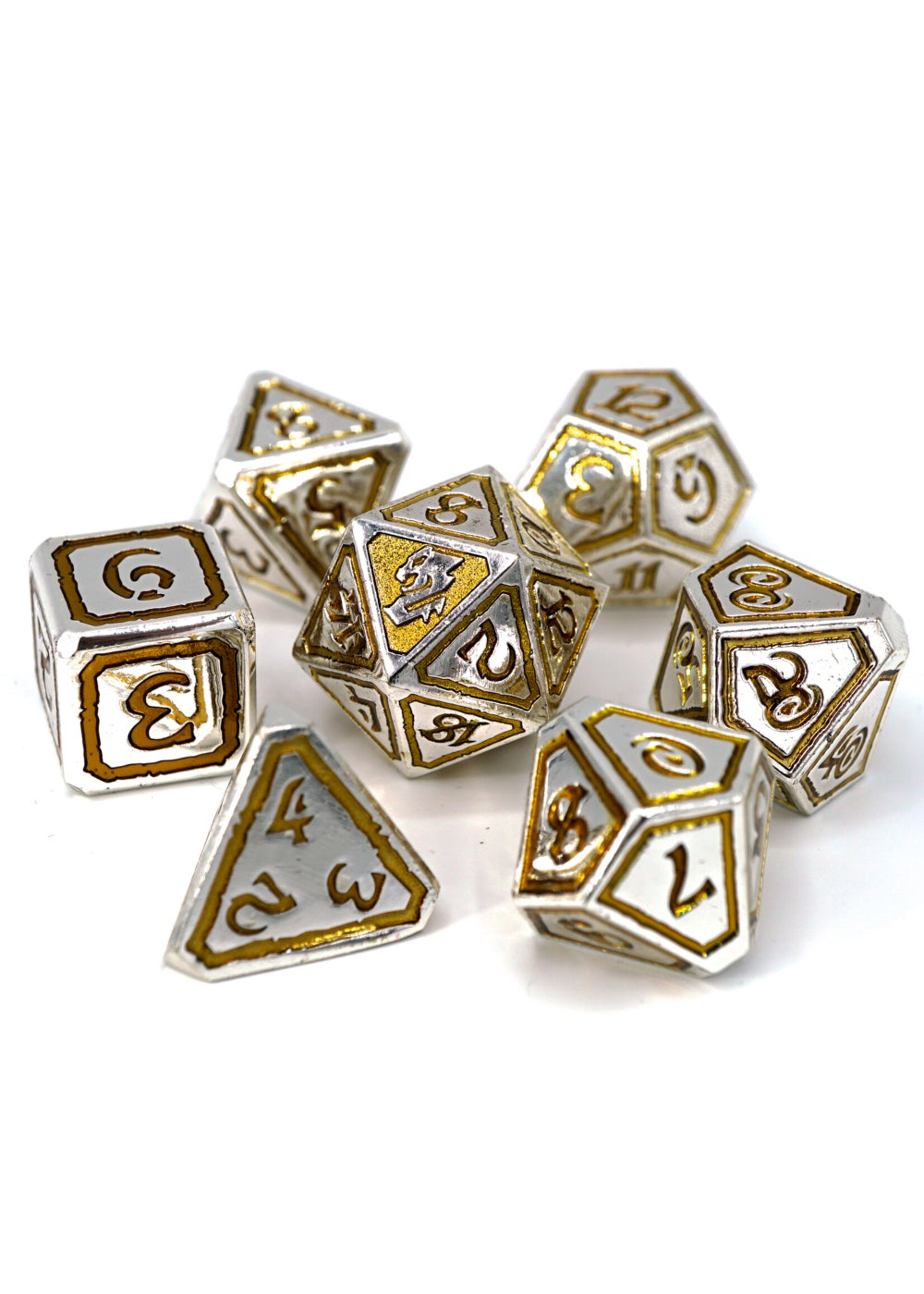 Die Hard Dice 7pc Metal RPG Set - Usurpers of Gilded Ruin