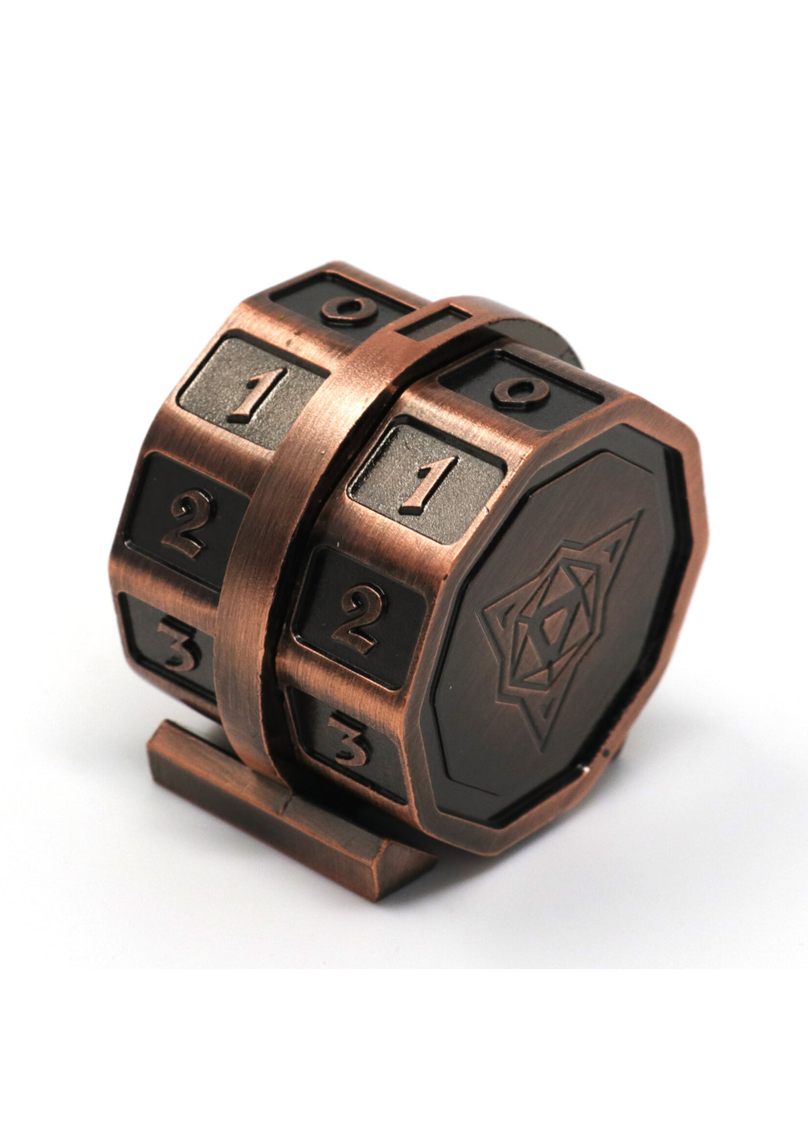 Die Hard Dice LifeLink Counter - Battleworn Copper