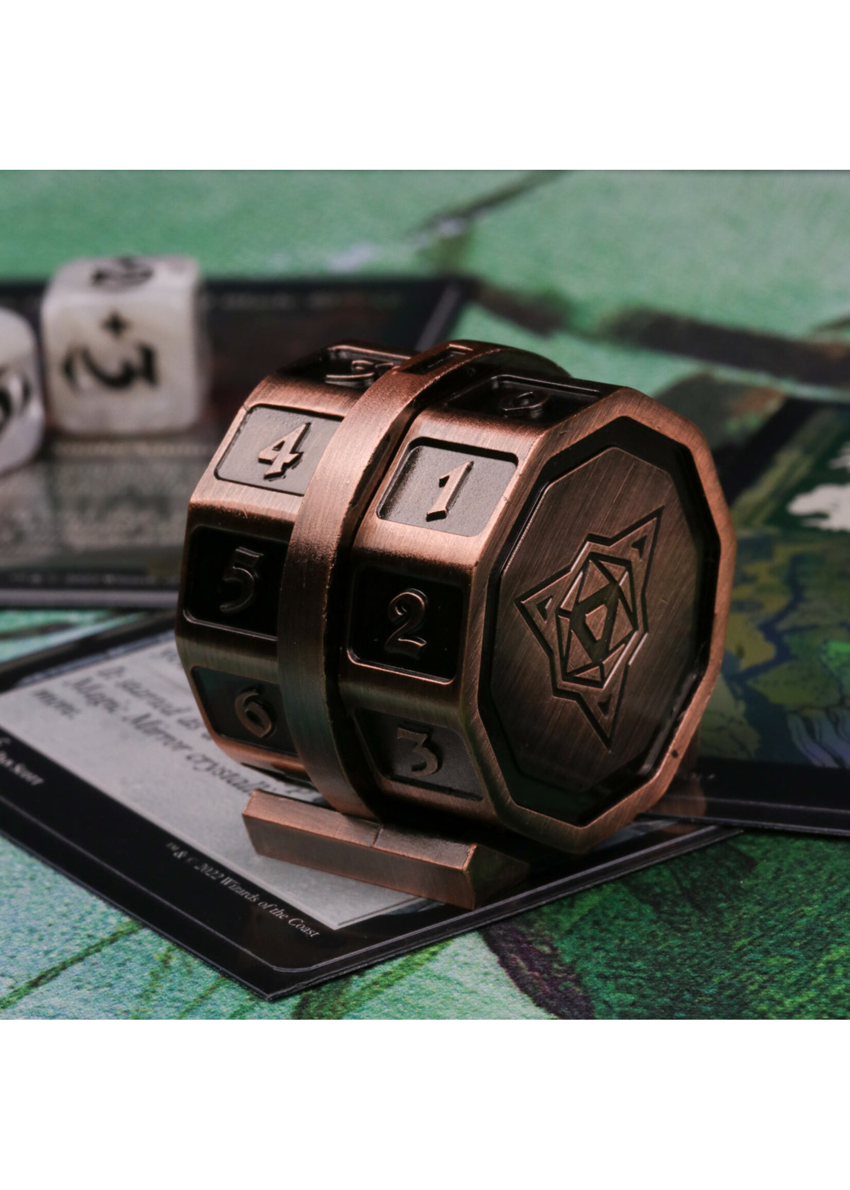 Die Hard Dice LifeLink Counter - Battleworn Copper