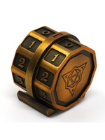 Die Hard Dice LifeLink Counter - Battleworn Gold