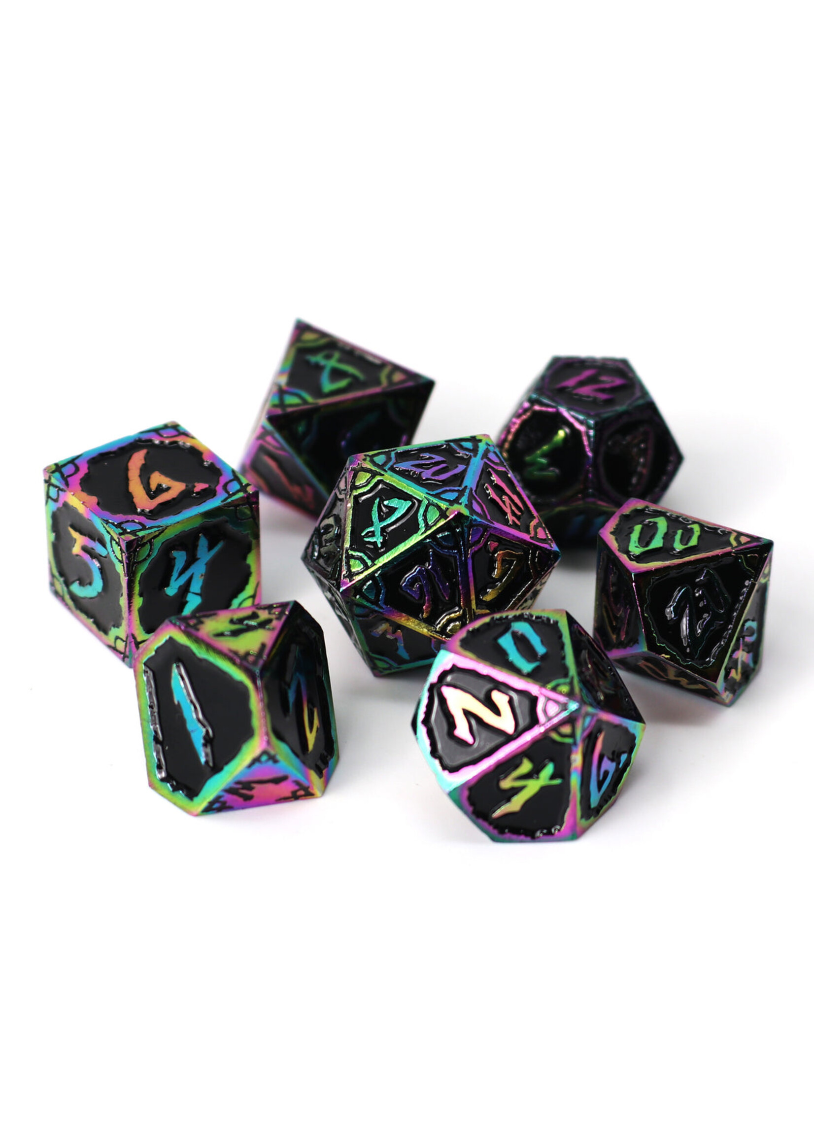 Die Hard Dice 7pc Metal RPG Set - Dark Nexus Hexbreaker