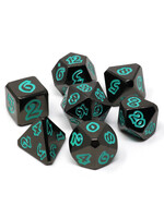 Die Hard Dice 7pc Metal RPG Set - Lumina Forbidden Lagoon