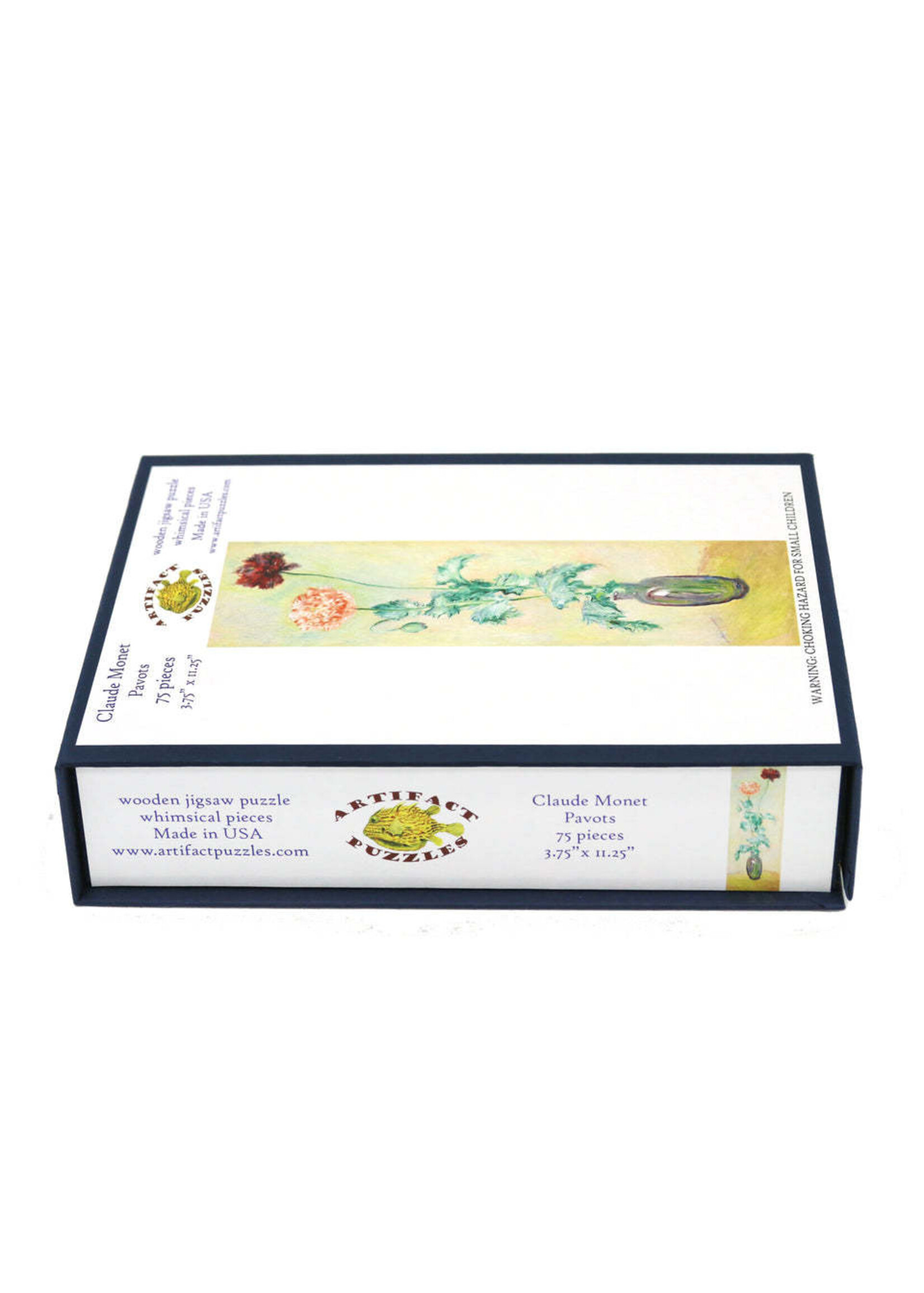 Artifact Puzzles Monet "Pavots" Artifact Wooden Jigsaw Puzzle