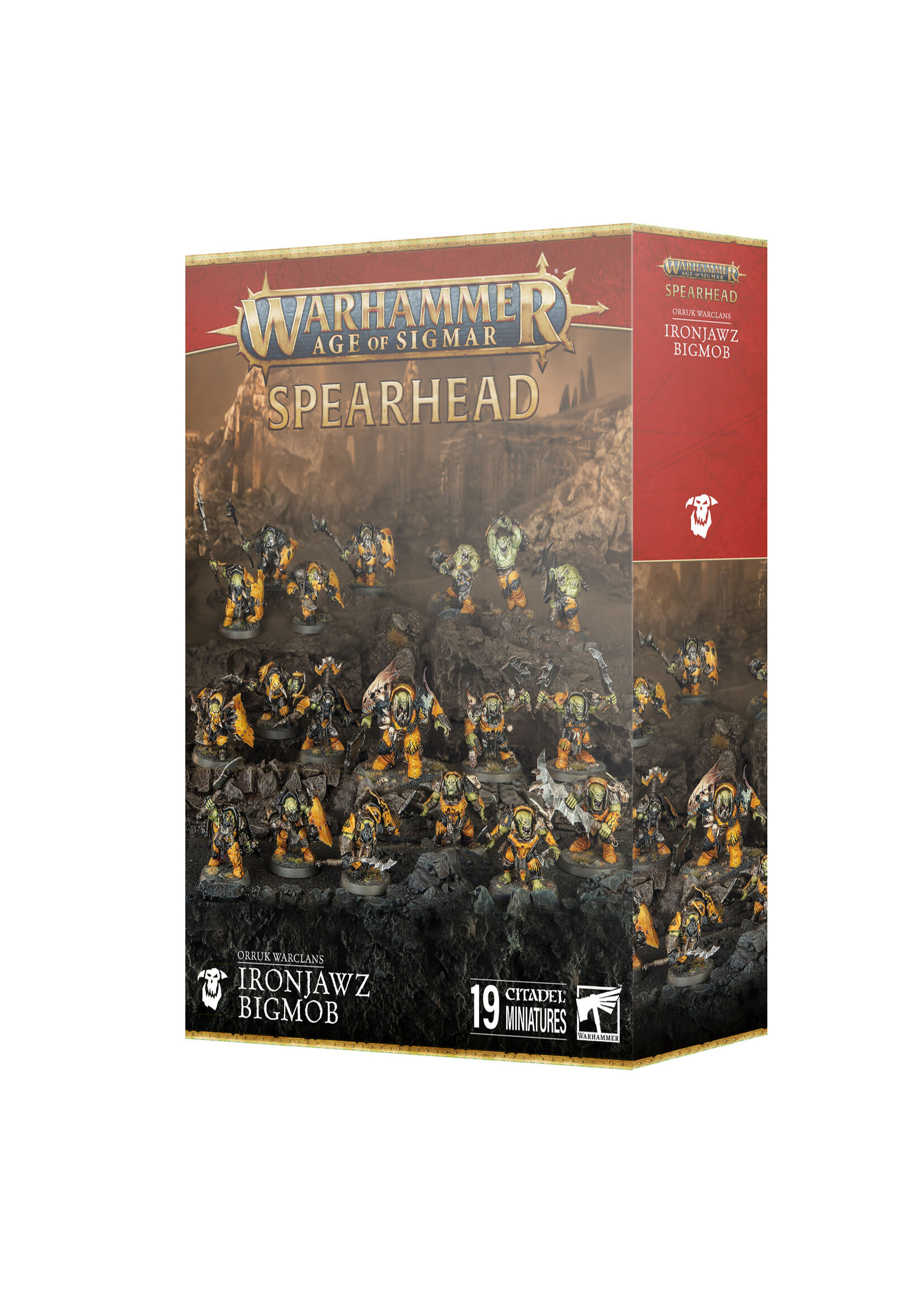 Games Workshop Spearhead: Orruk Warclans Ironjawz Bigmob