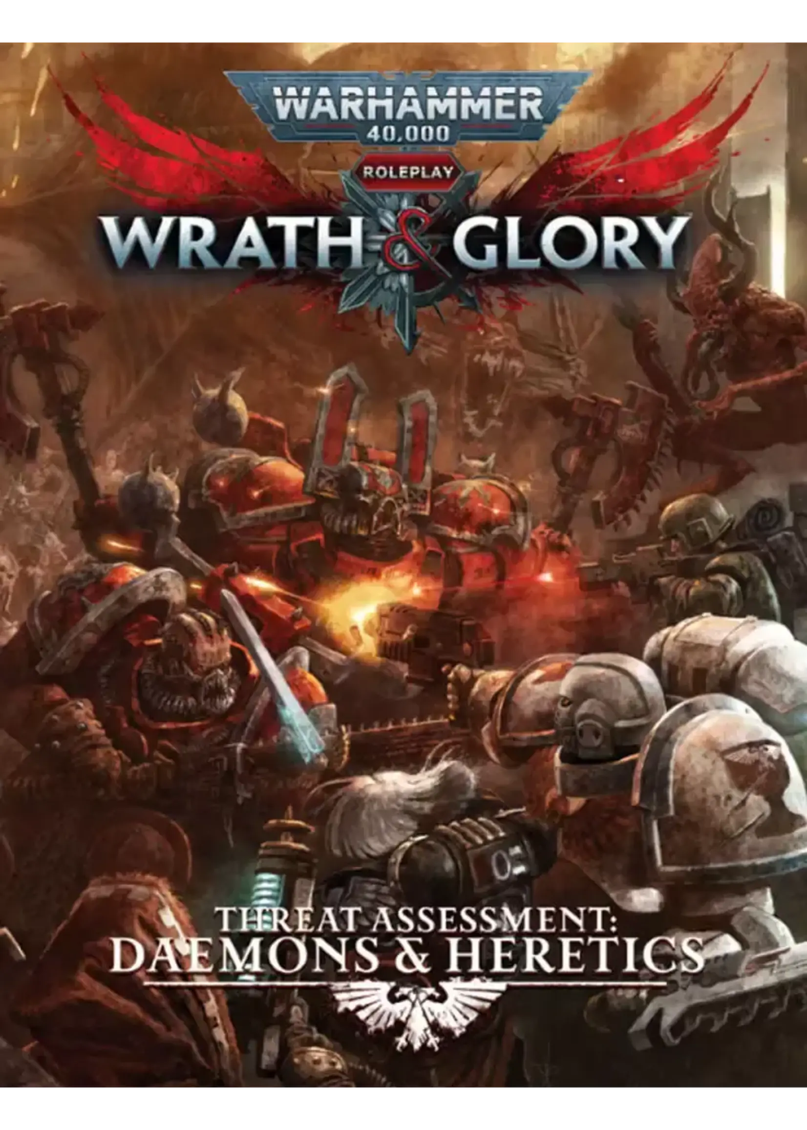 Cubicle 7 Wrath & Glory:  TA Daemons & Heretics