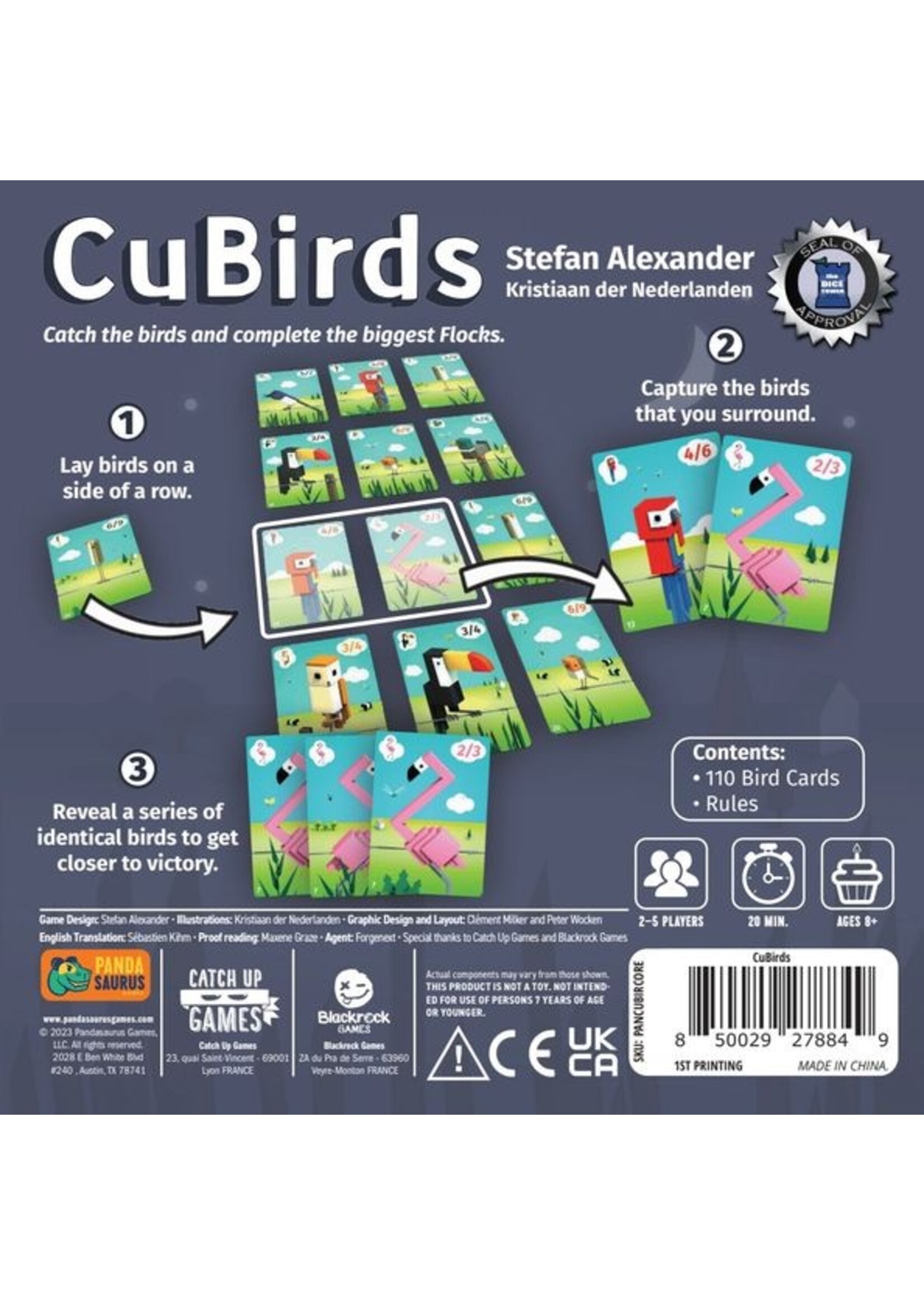 Pandasaurus Games CuBirds