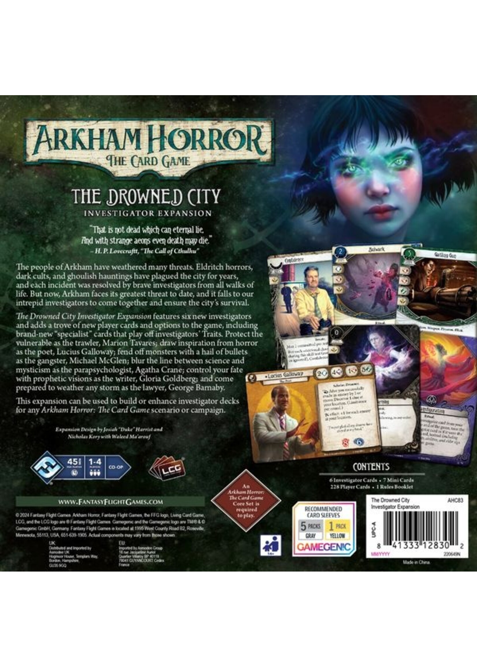 Fantasy Flight Games Arkham Horror LCG:The Drowned City Investigator Expansion