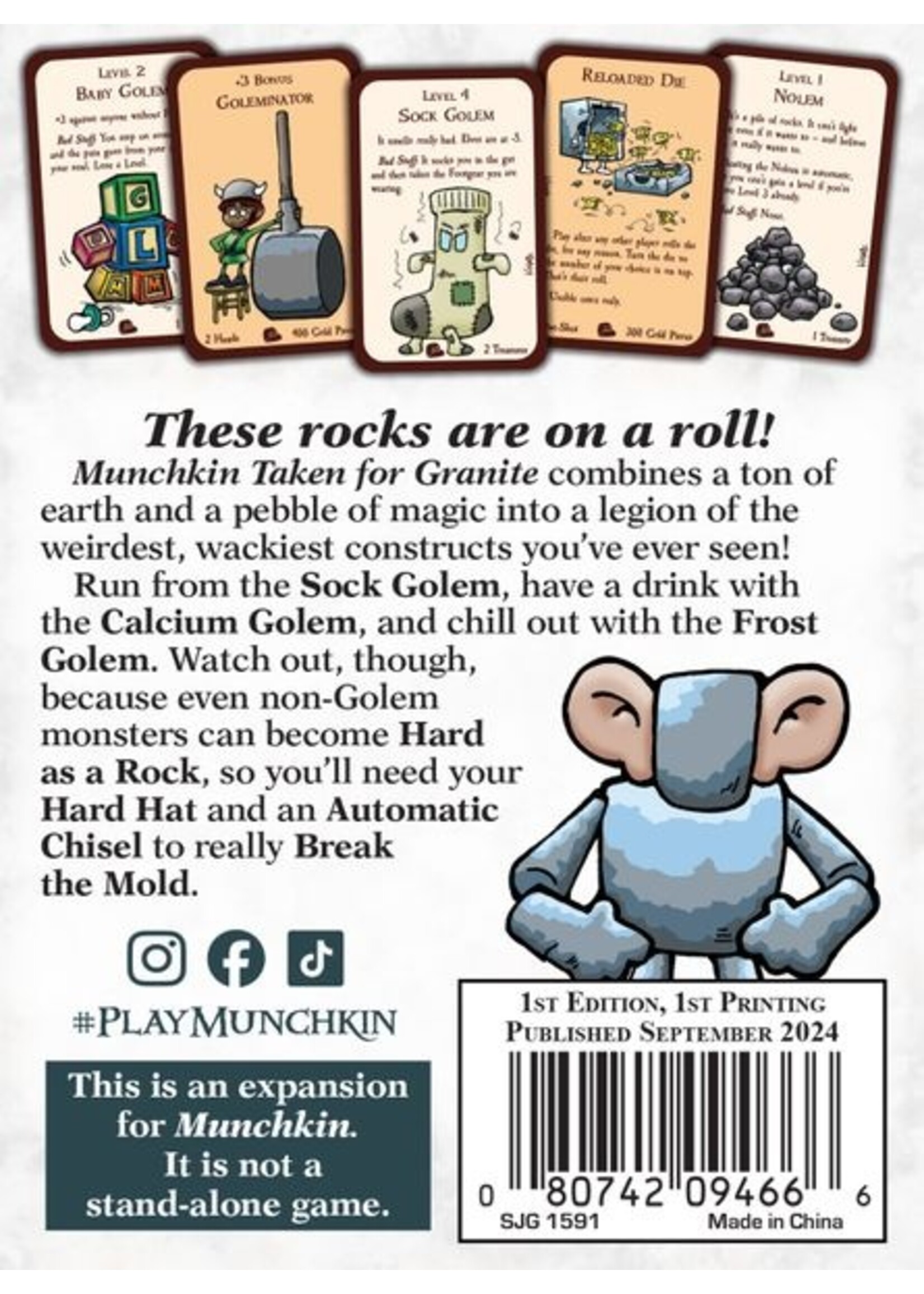 Steve Jackson Games Munchkin: Taken for Granite
