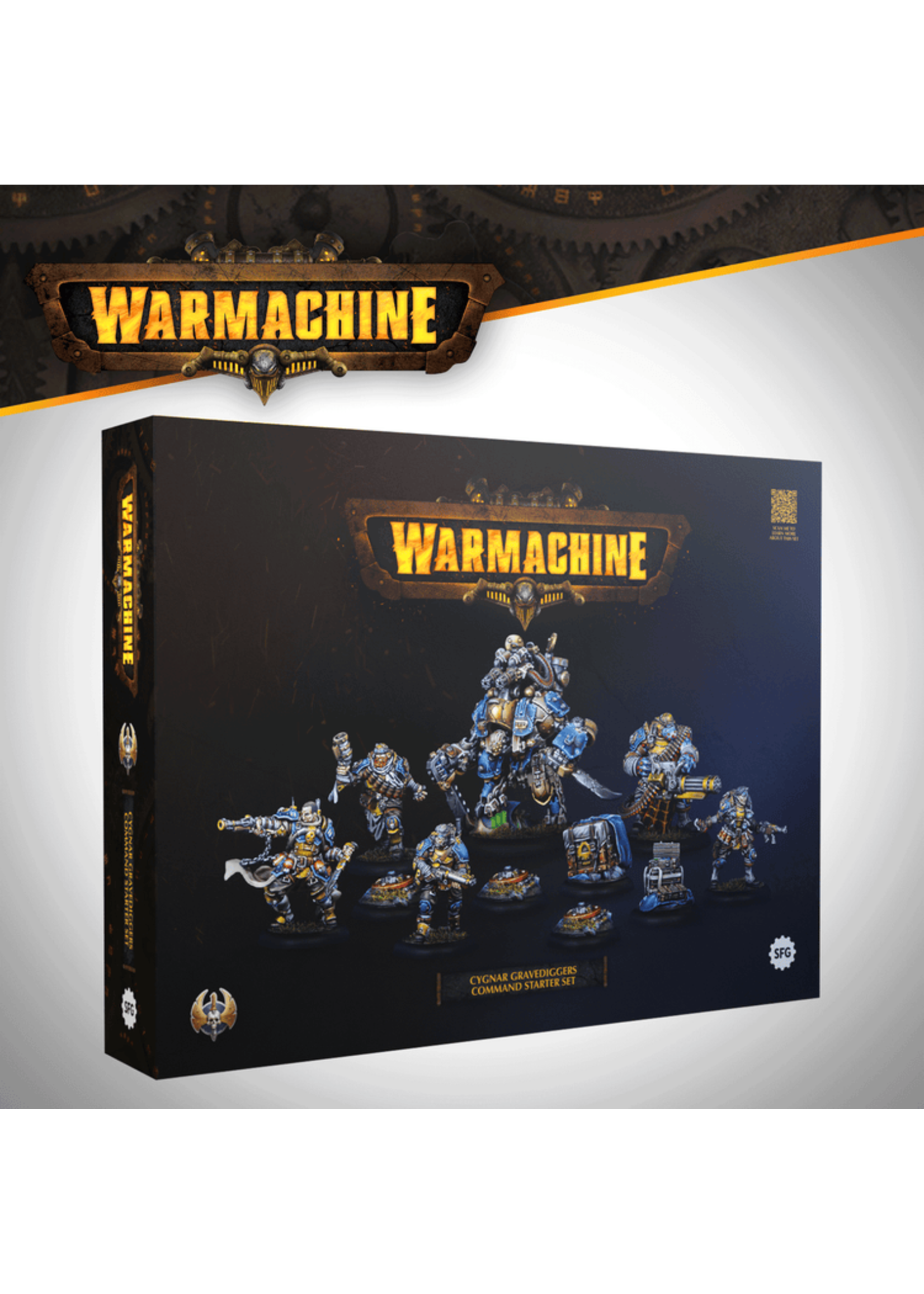 Steamforged Games LTD Warmachine: Cygnar Gravediggers Command Starter