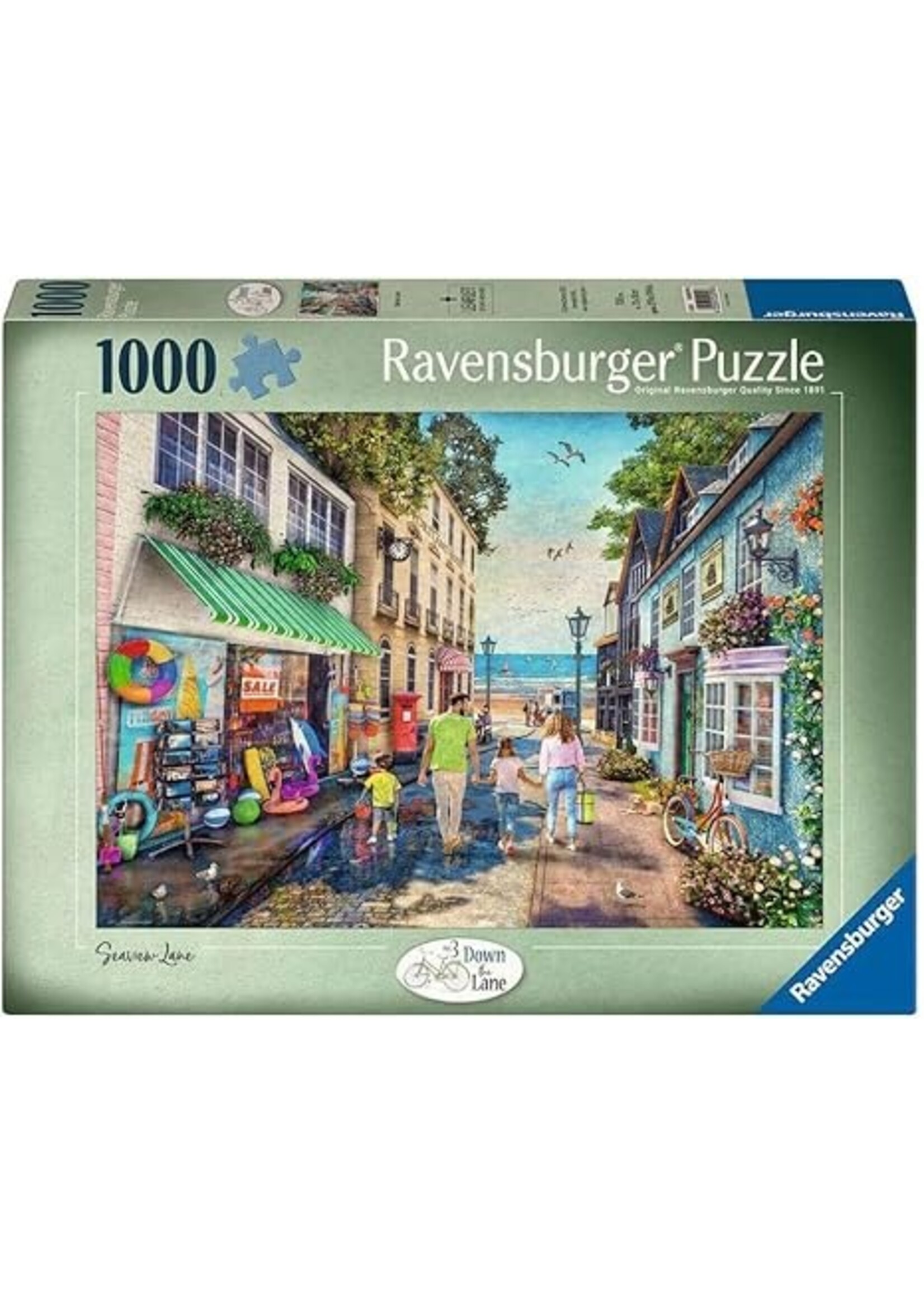 Ravensburger " Seaview Lane " 1000 Piece Puzzle