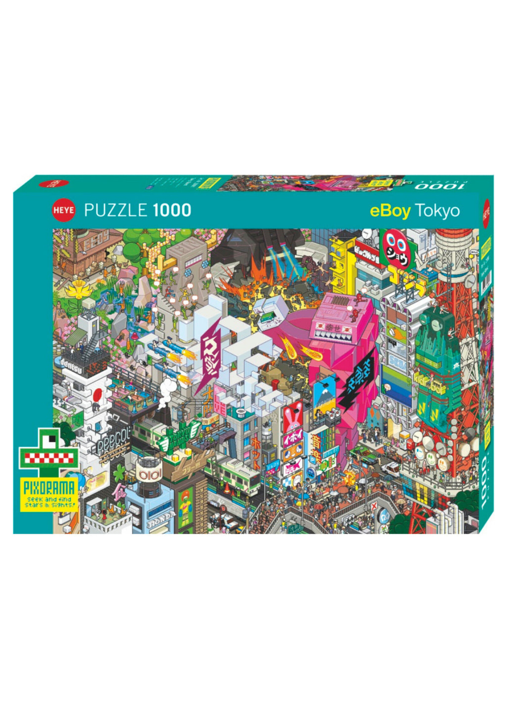 Heye Pixorama "Tokyo Quest" 1000 Piece Puzzle