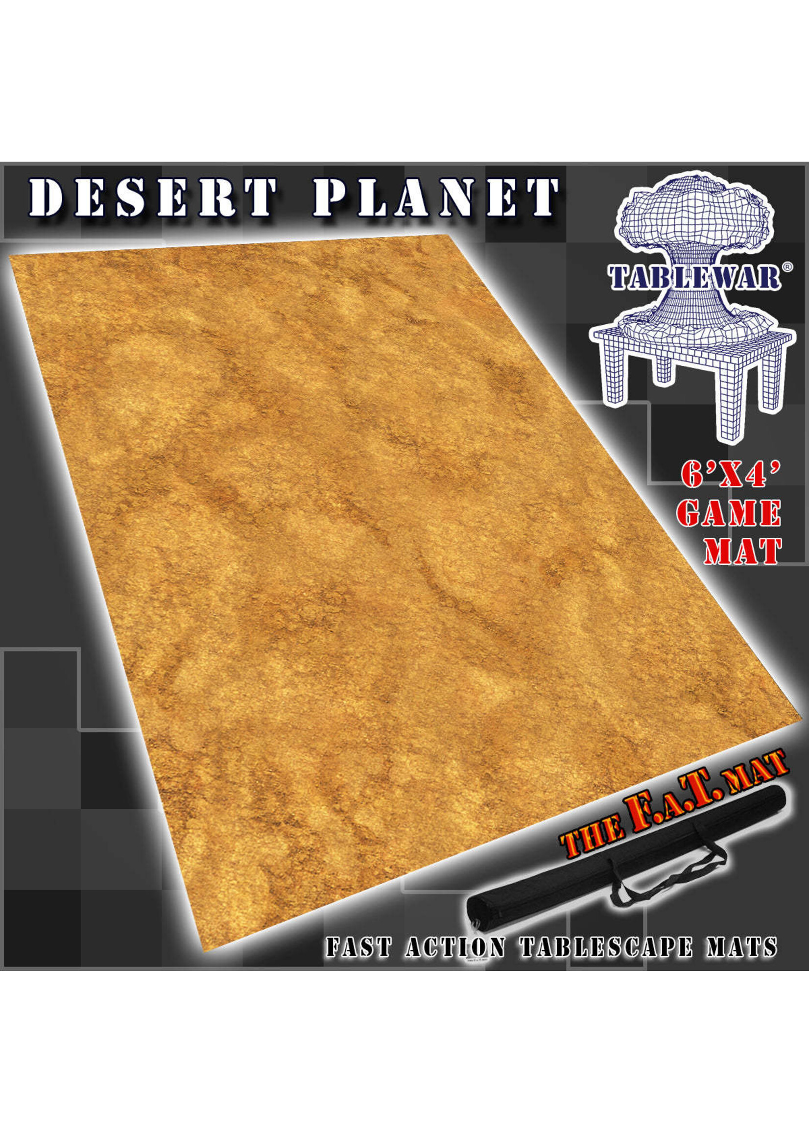 Tablewar Tablewar F.A.T Mat: Desert Planet 6' x 4 '