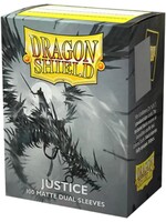 Dragon Shield Dragon Shield Standard-Size Dual-Matte Sleeves Justice Bundle(10  Packs of 100 Sleeves Each)