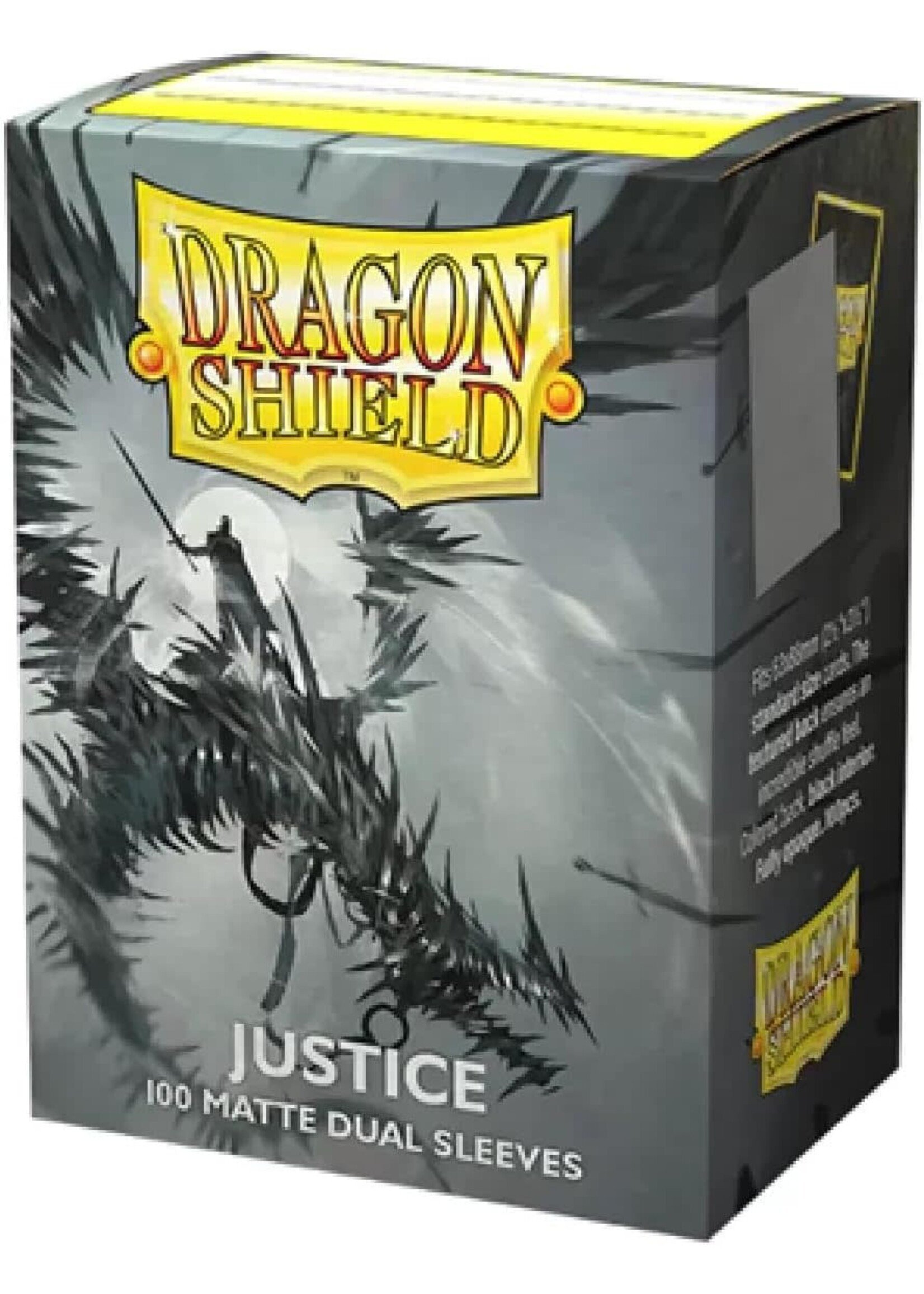 Dragon Shield Dragon Shield Standard-Size Dual-Matte Sleeves Justice Bundle(10  Packs of 100 Sleeves Each)