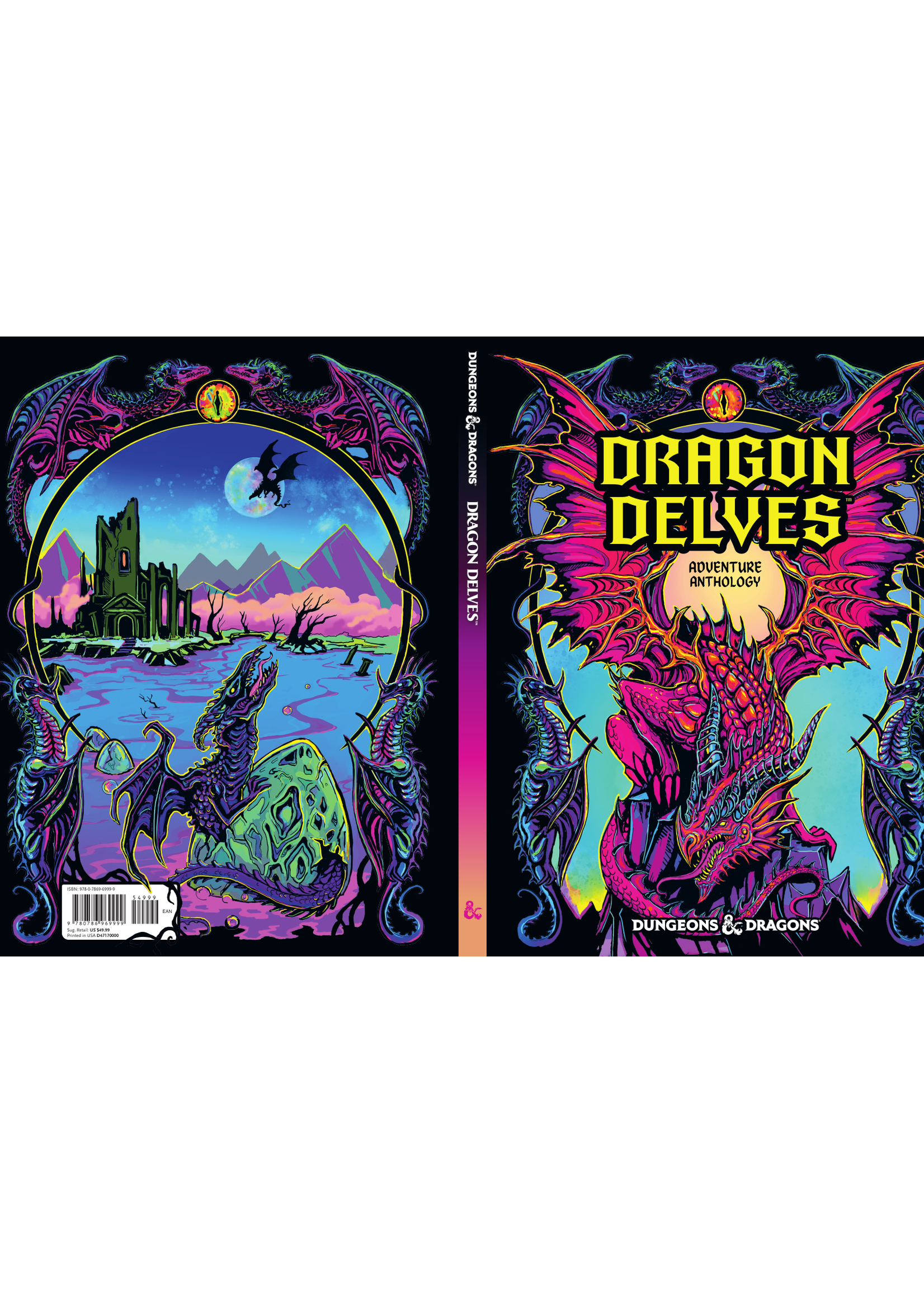Wizards of the Coast D&D Dragon Delves (Alternate Cover)