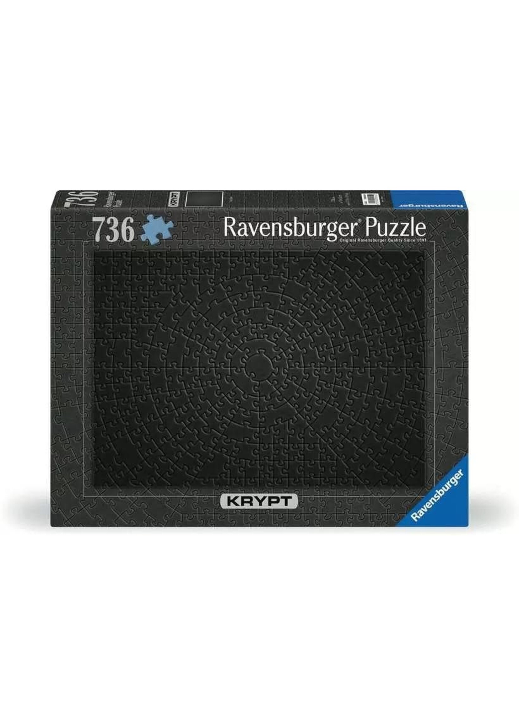 Ravensburger "Krypt: Black" 736 Piece Puzzle