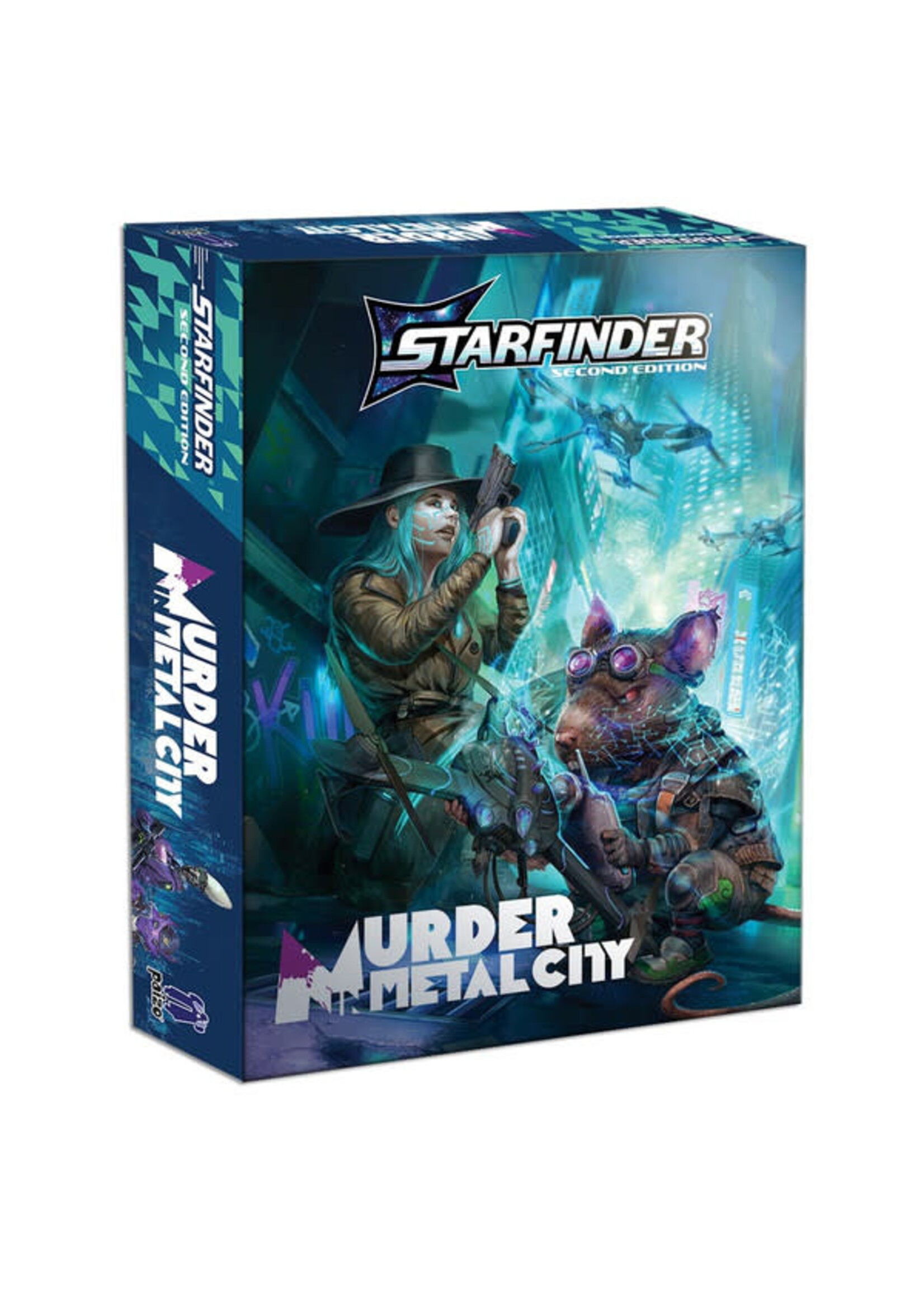 Paizo Starfinder 2E: Deluxe Adventure - Murder in Metal City
