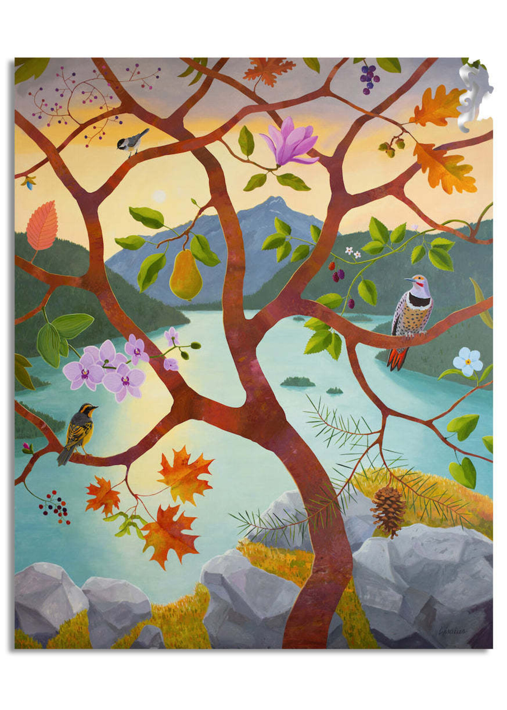 Artifact Puzzles "Every Little Thing" Fred Lisaius  Artifact Wooden Jigsaw Puzzle