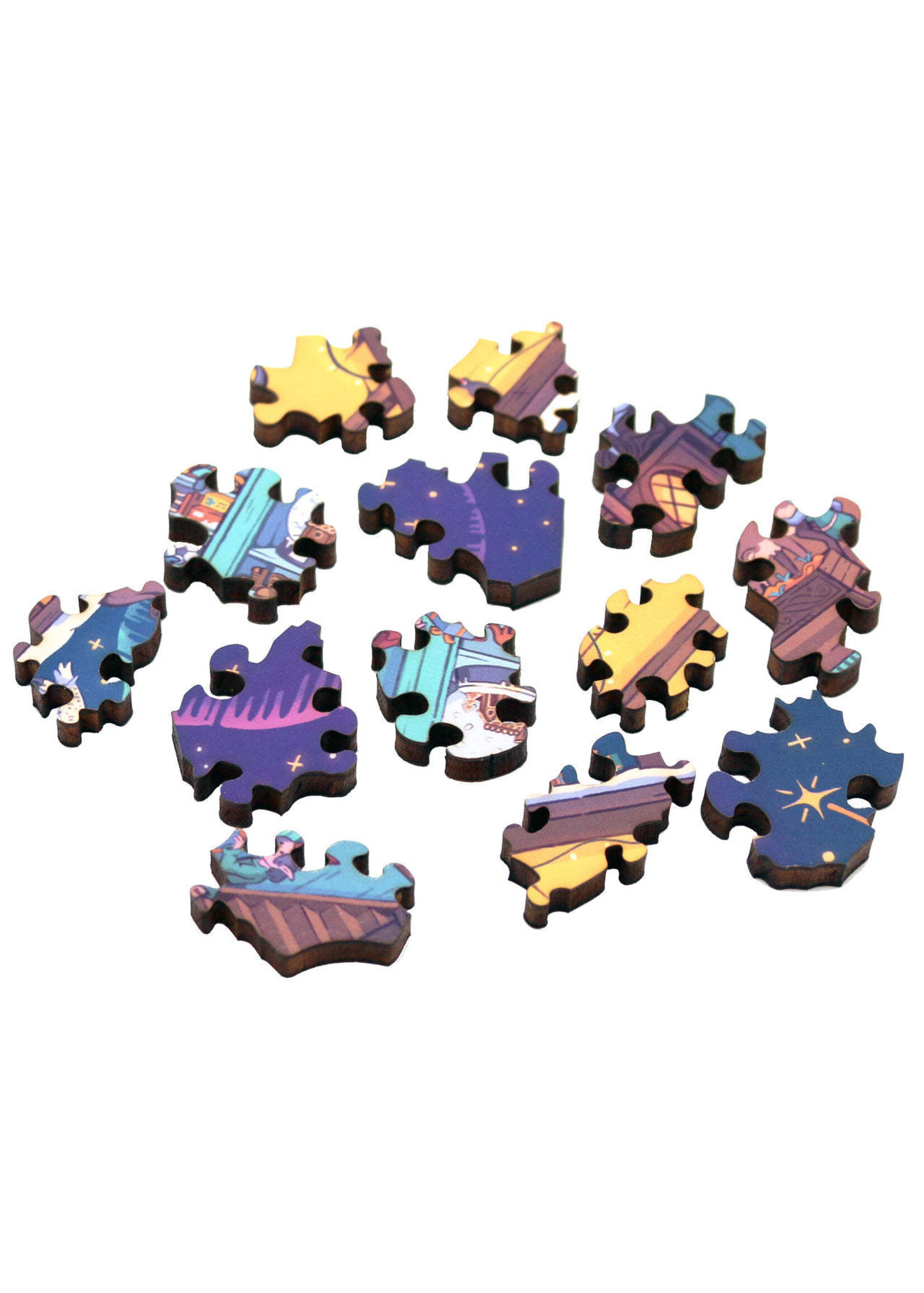 Artifact Puzzles "Sleigh Stop" Samuel Hayward - Wooden Jigsaw Puzzle