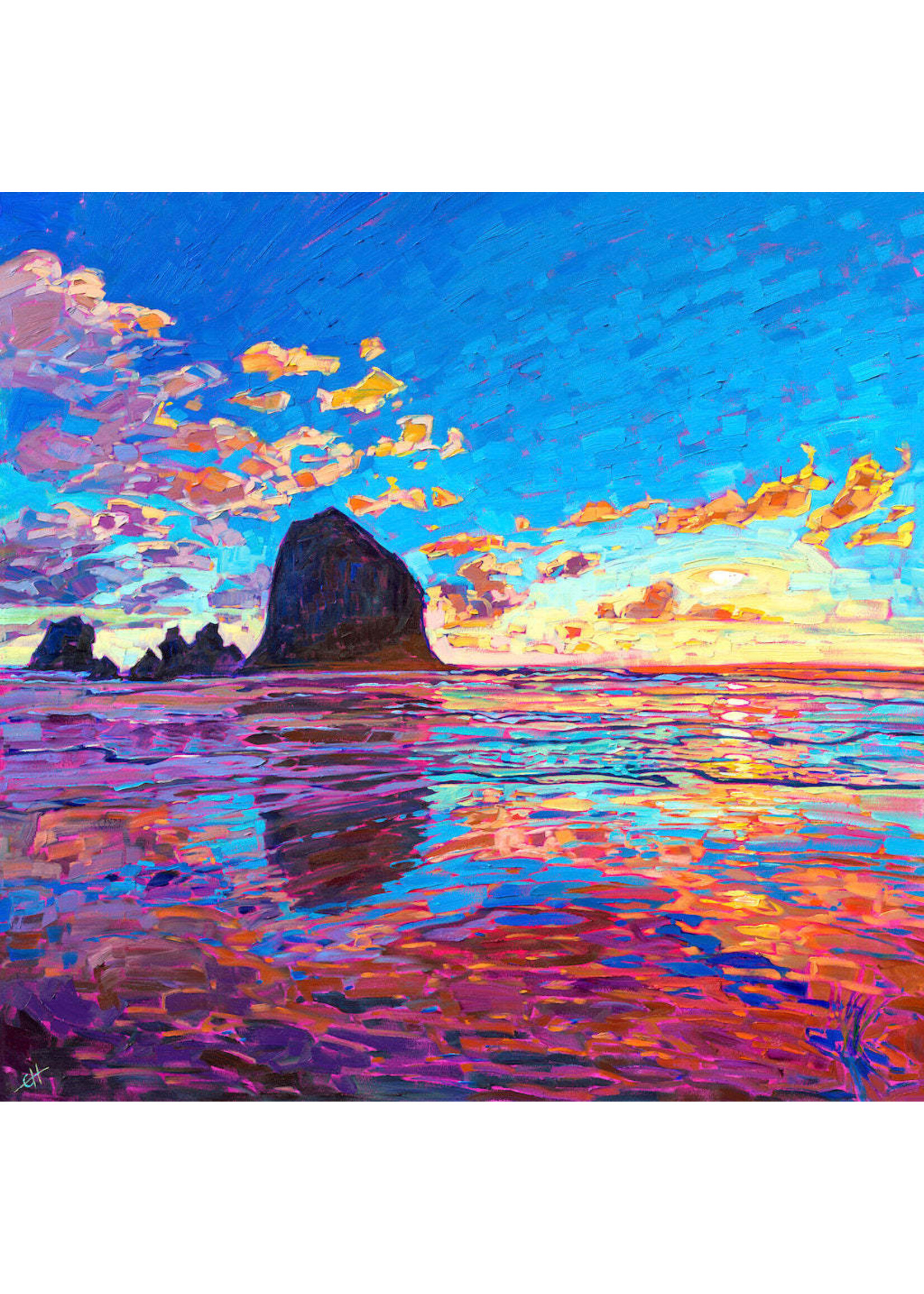Artifact Puzzles "Sunset Reflections" Erin Hanson - Wooden Jigsaw Puzzle