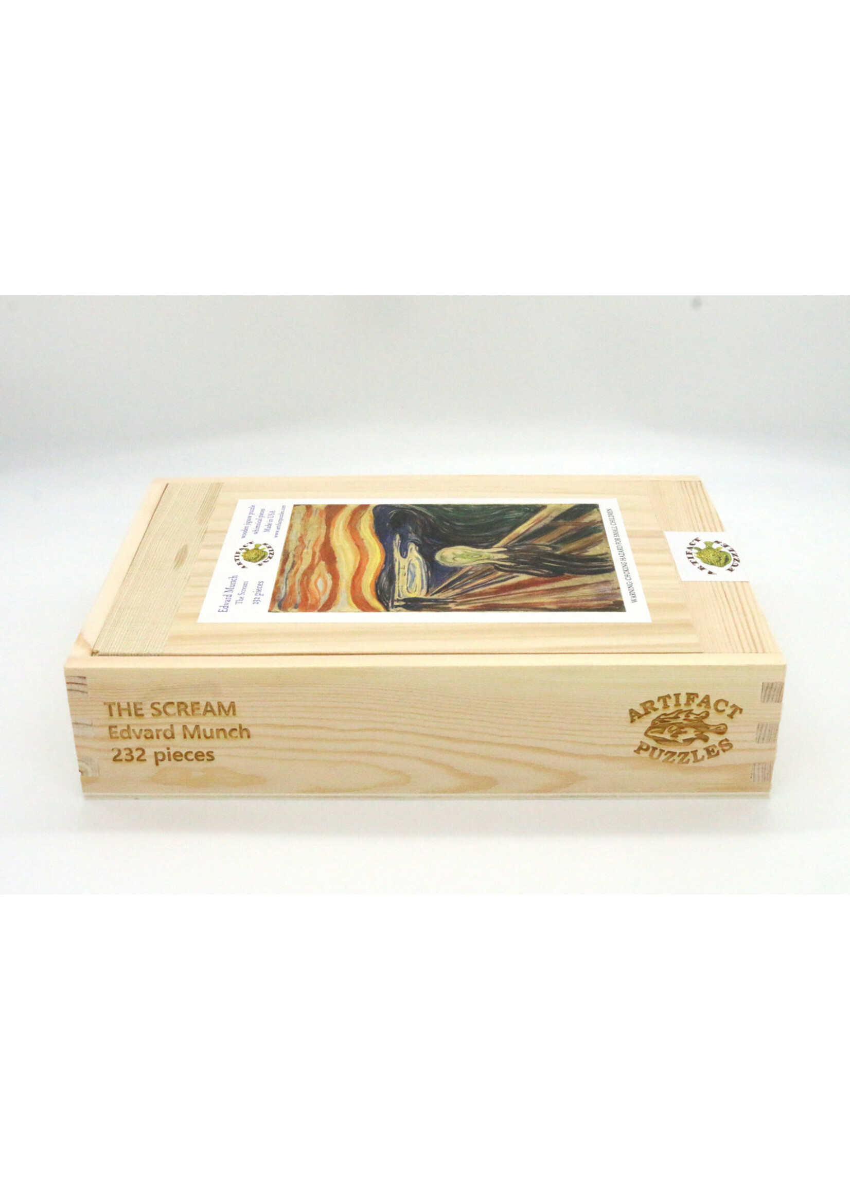 Artifact Puzzles "The Scream"  - Munch - Wooden Jigsaw Puzzle