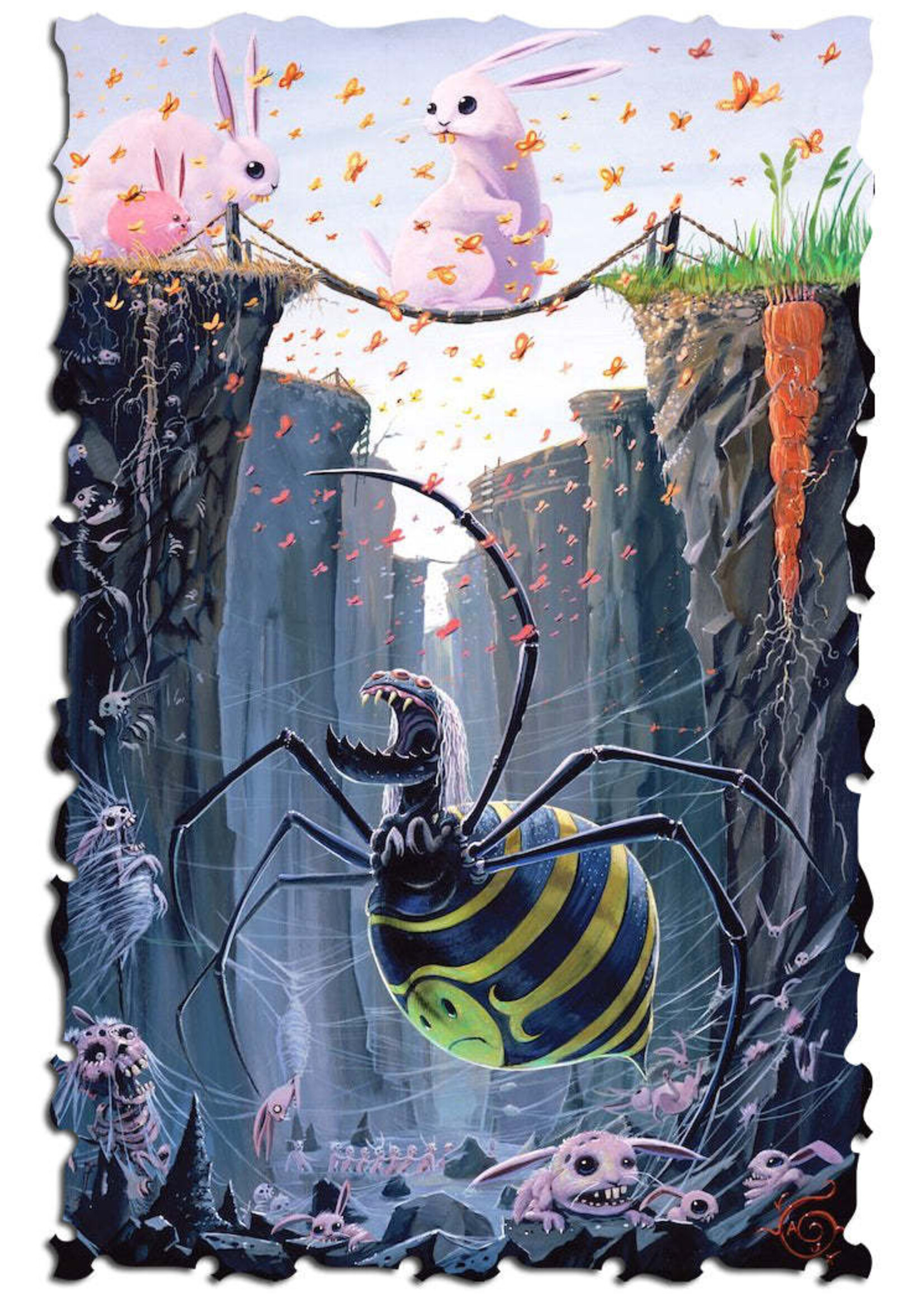 Artifact Puzzles Joe Vaux "Grass is Greener" Wooden Jigsaw Puzzle