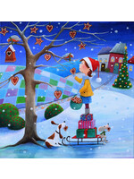 Artifact Puzzles Iwona Lifsches "Merry Christmas"  Wooden Jigsaw Puzzle