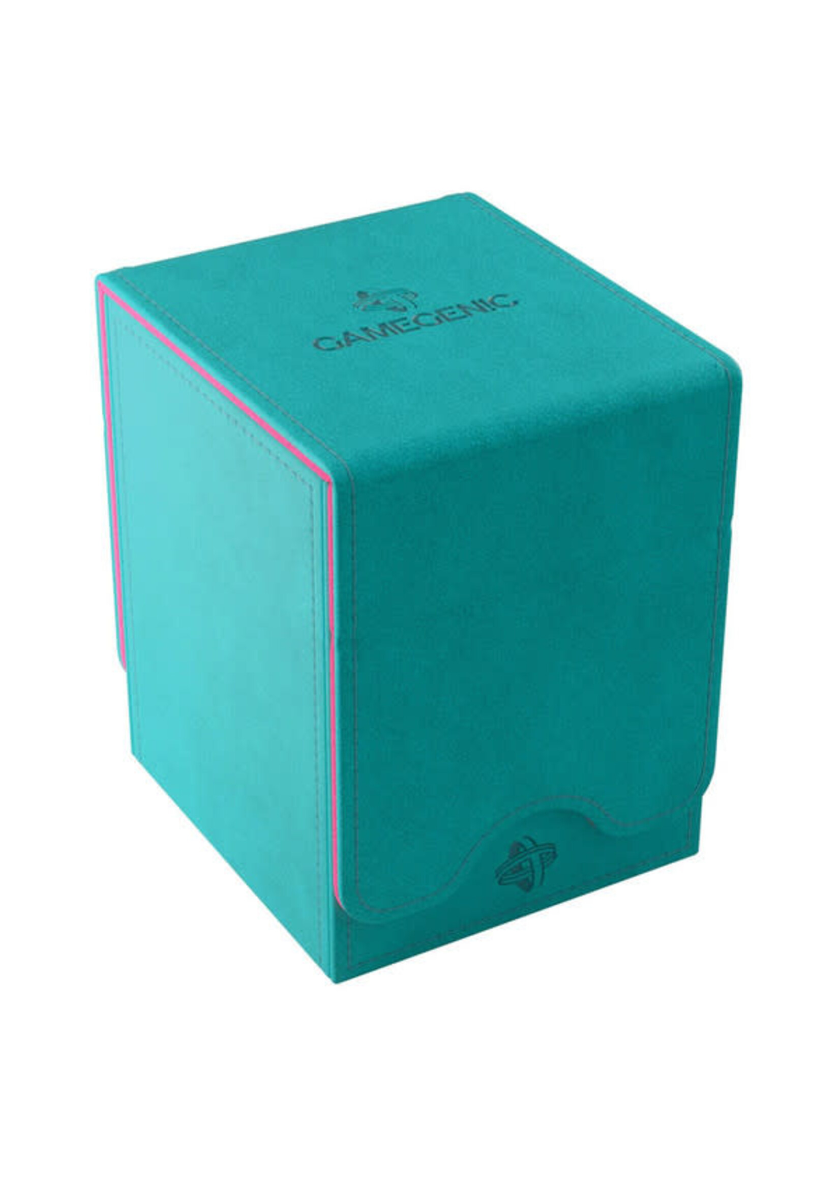 Gamegenic Squire 100+ XL Convertible Deck Box Teal/Pink