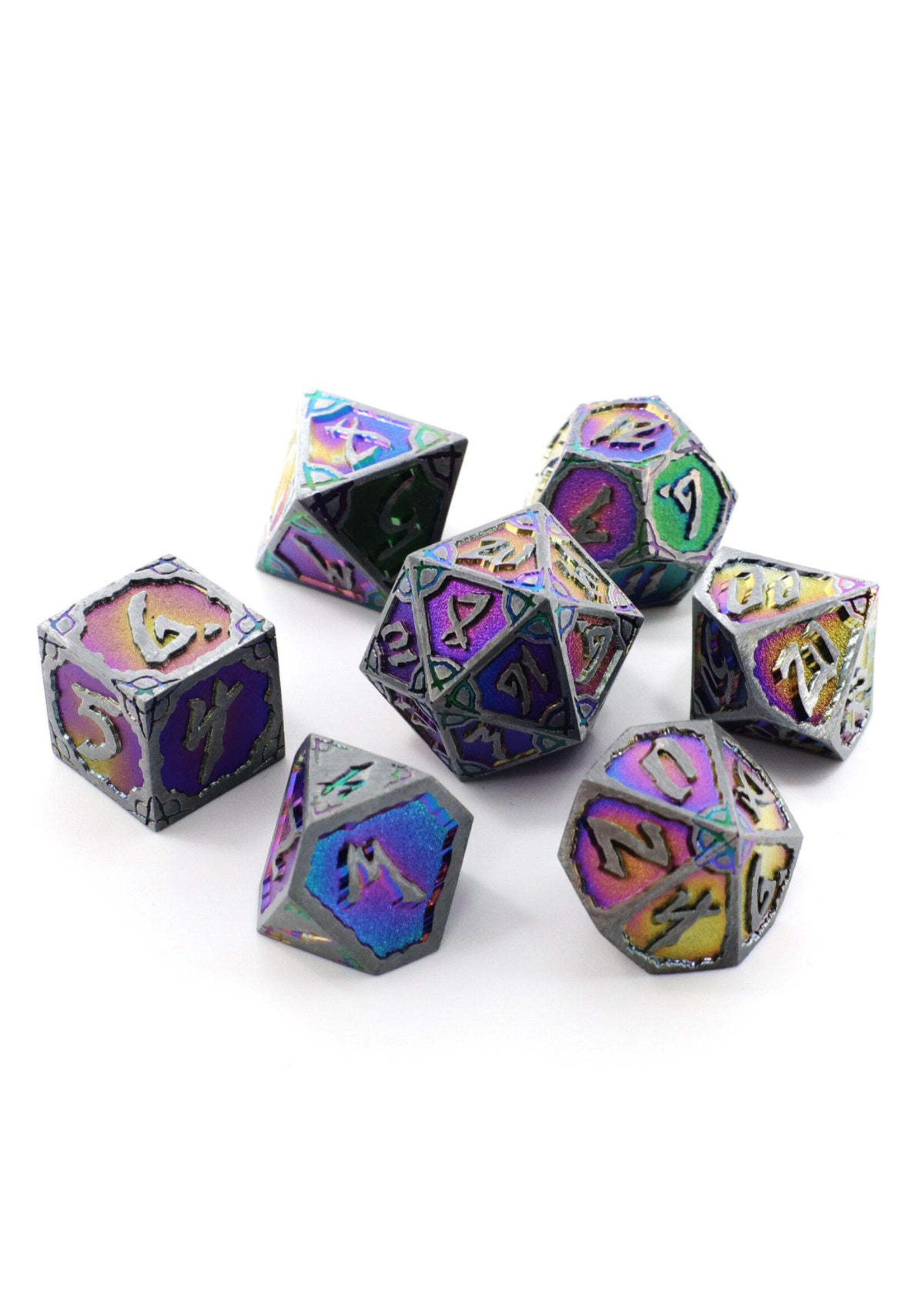 Die Hard Dice 7pc Metal RPG Set - Arcane Hexbreaker
