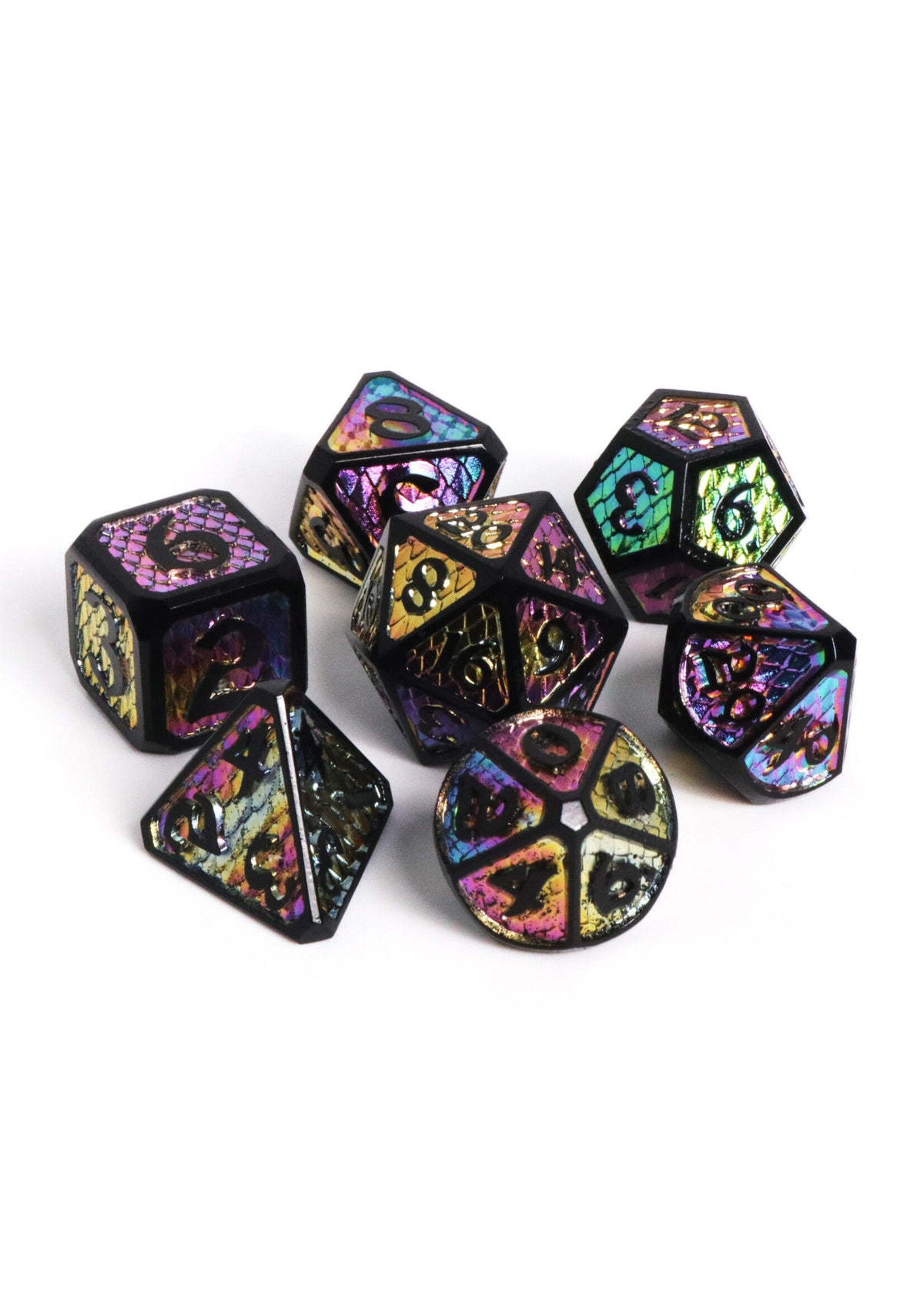 Die Hard Dice 7pc Metal RPG Set - Wildfyre