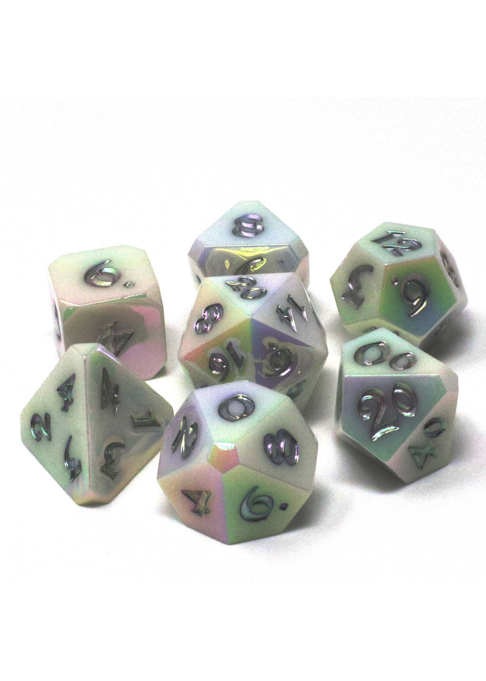 Die Hard Dice 7pc RPG Set - Silver Linings