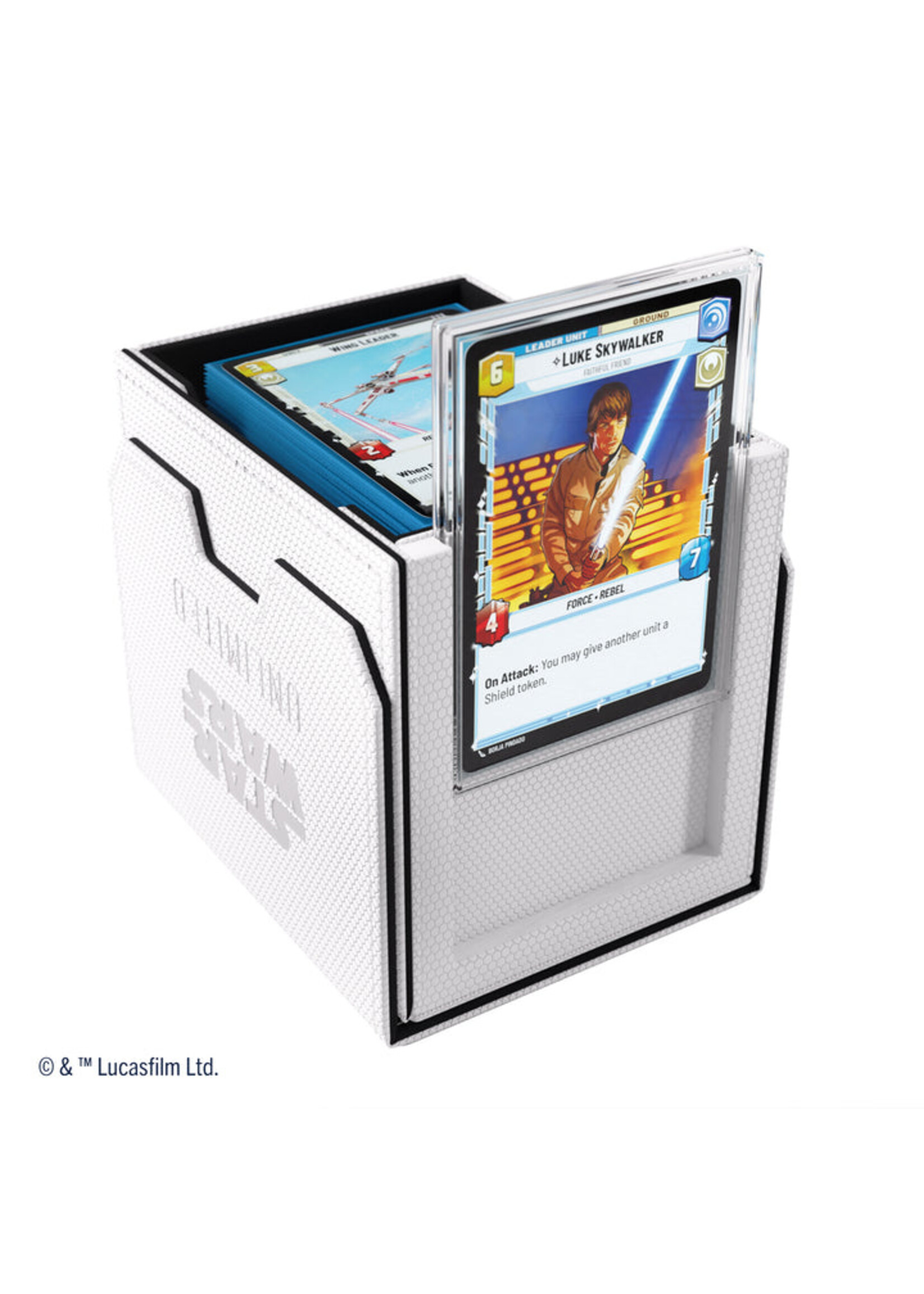 Gamegenic Star Wars: Unlimited Deck Pod- White/Black