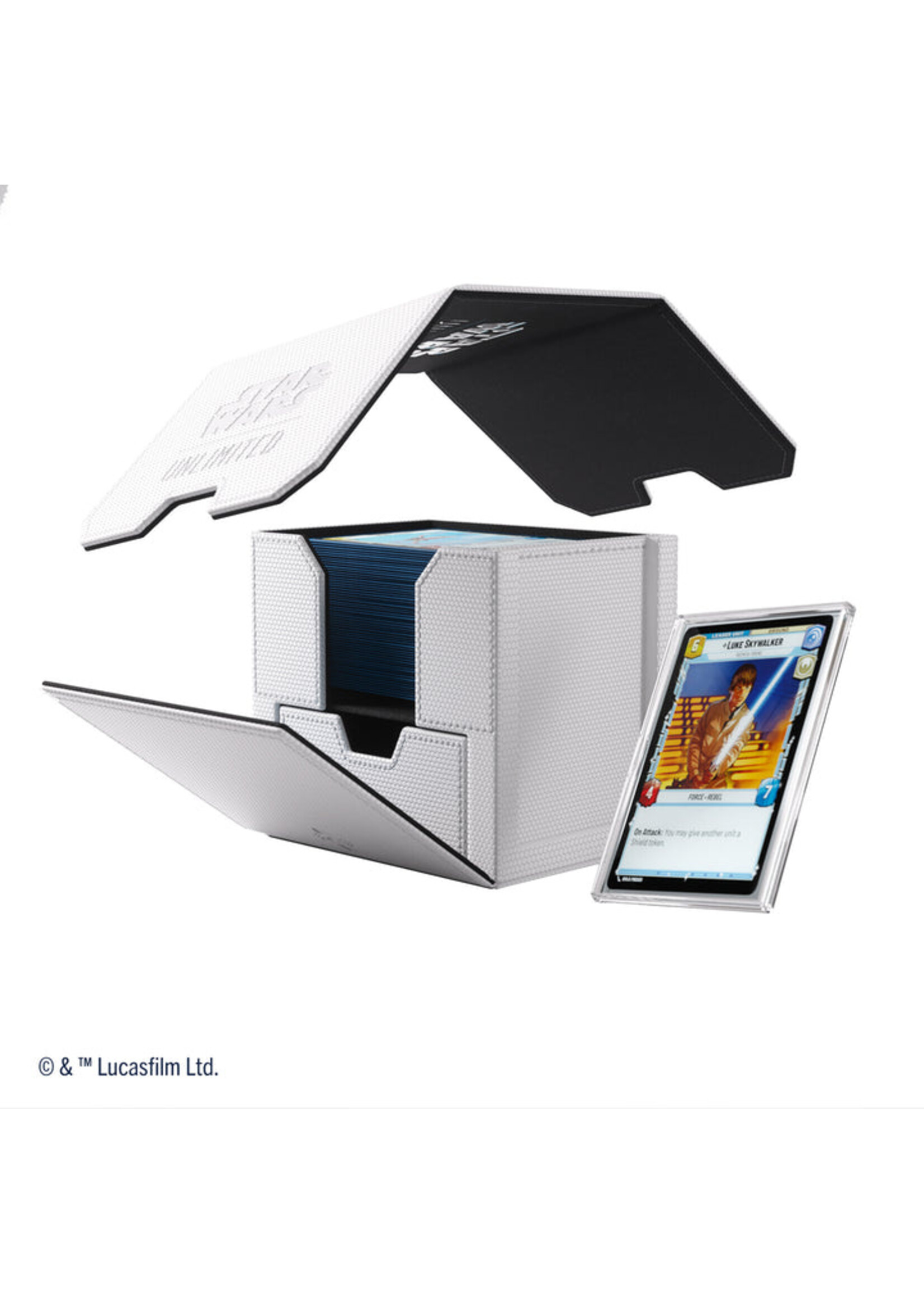 Gamegenic Star Wars: Unlimited Deck Pod- White/Black