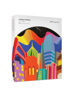 Pomegranate Jordan Herren: City Vibes 500-Piece Circular Jigsaw Puzzle