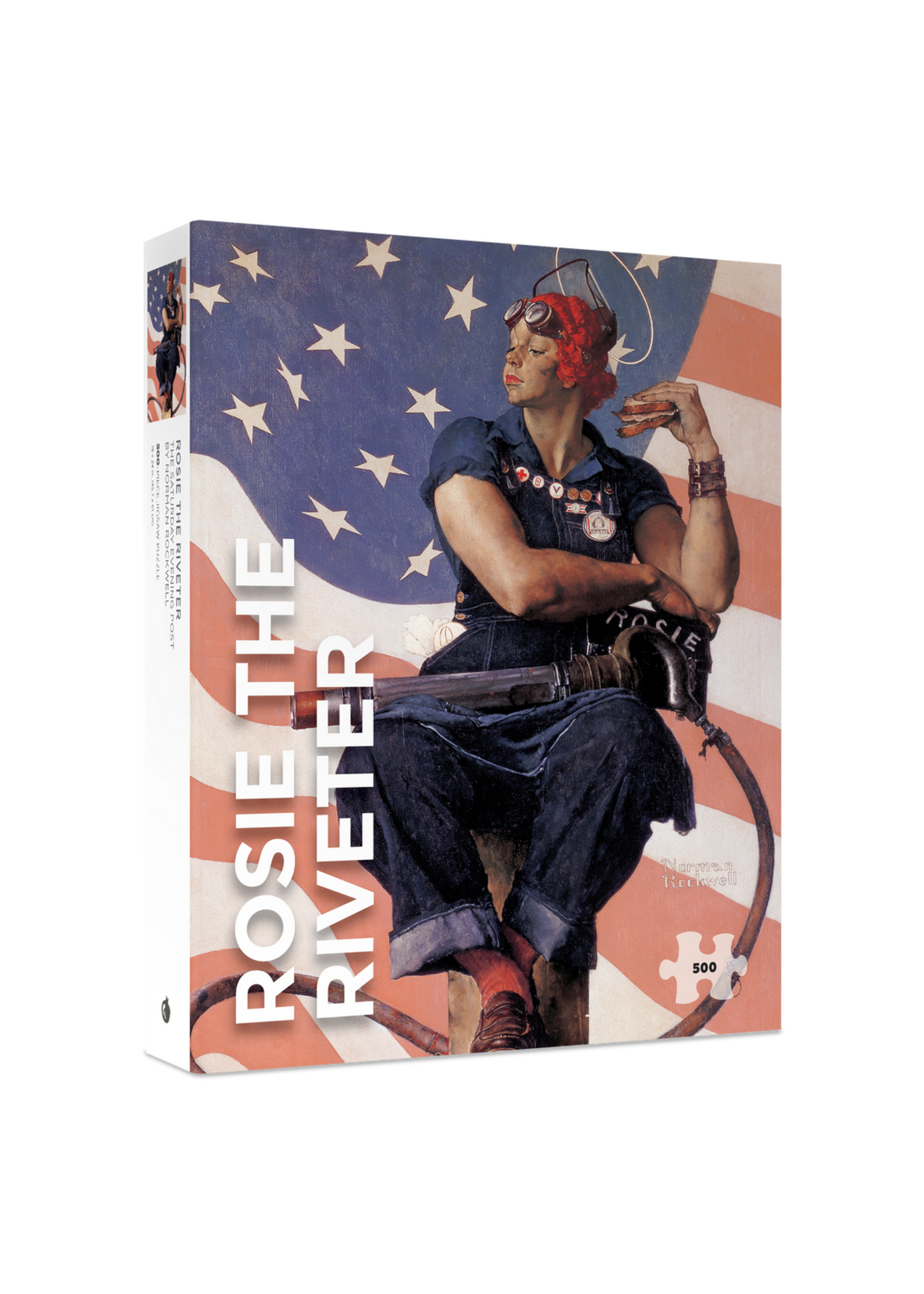 Pomegranate Norman Rockwell "Rosie the Riveter" 500 Piece Puzzle