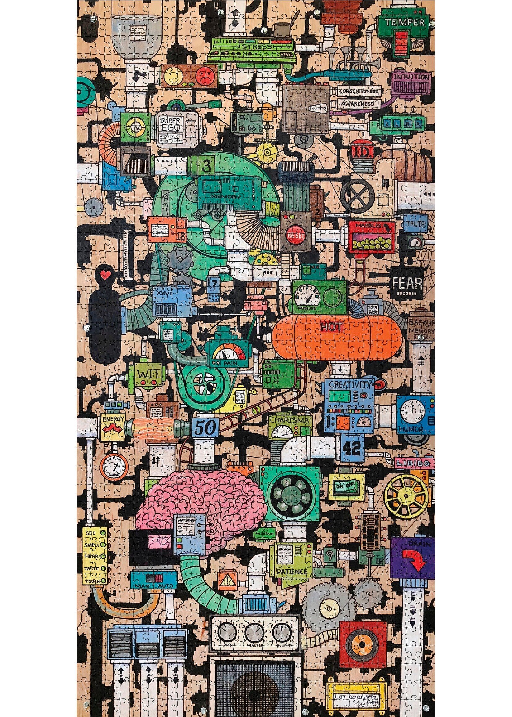 Pomegranate Jonathan Petley "Self Machine" 1000 Piece Puzzle