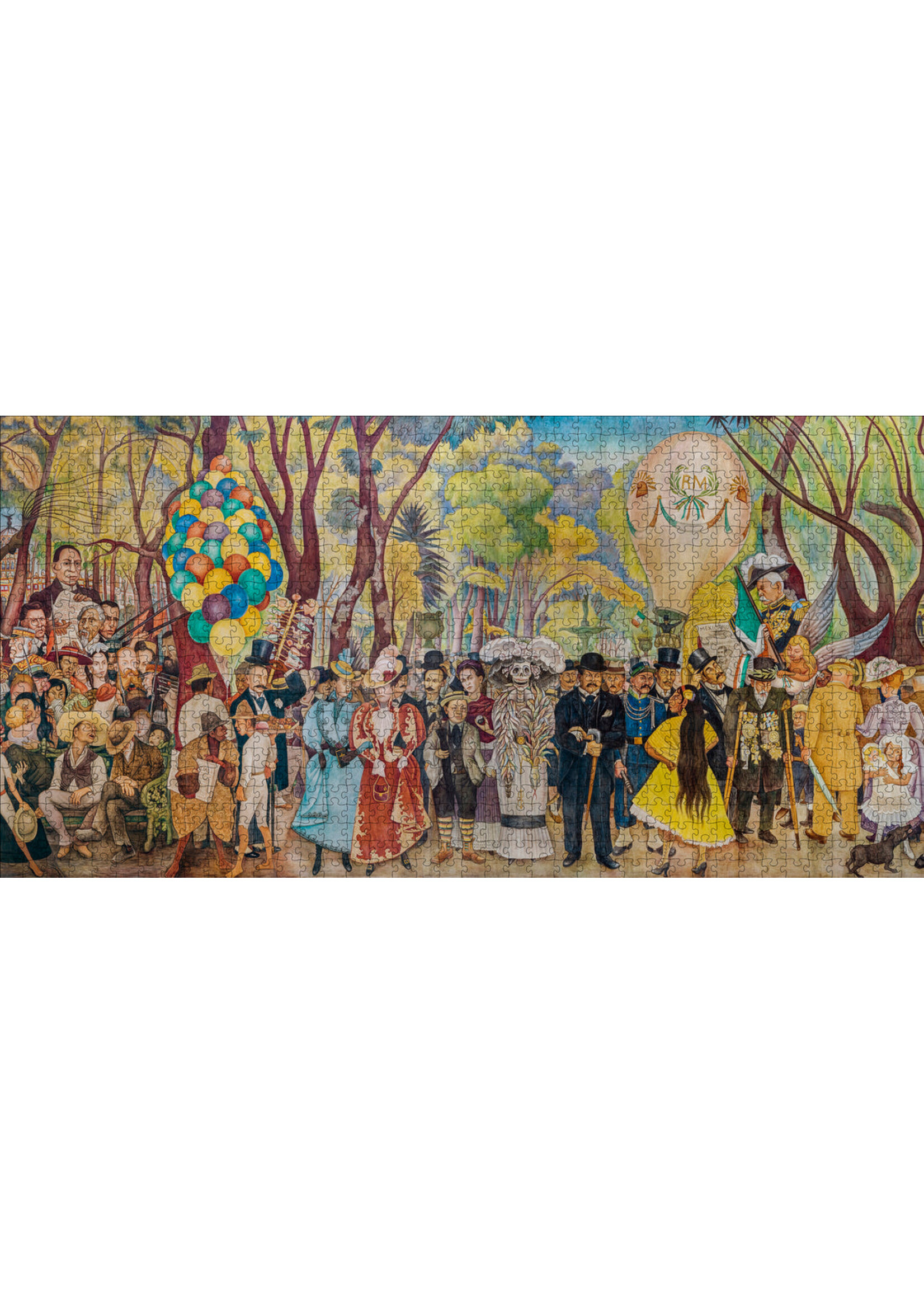 Pomegranate Diego Rivera: Dream of a Sunday Afternoon in Alameda Park - 1000 Piece Puzzle