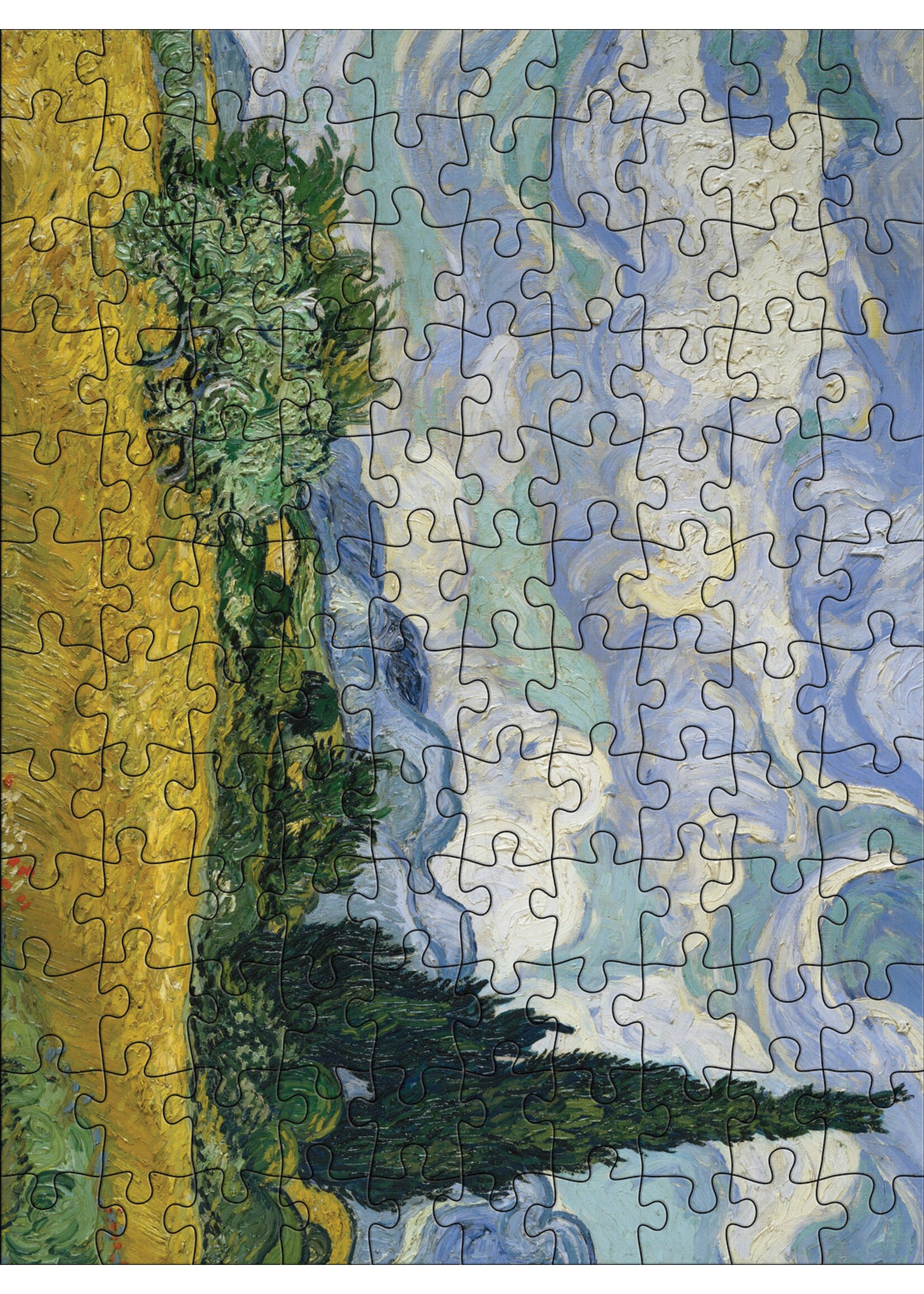 Pomegranate Vincent van Gogh 120 Piece Double-Sided Puzzle Set