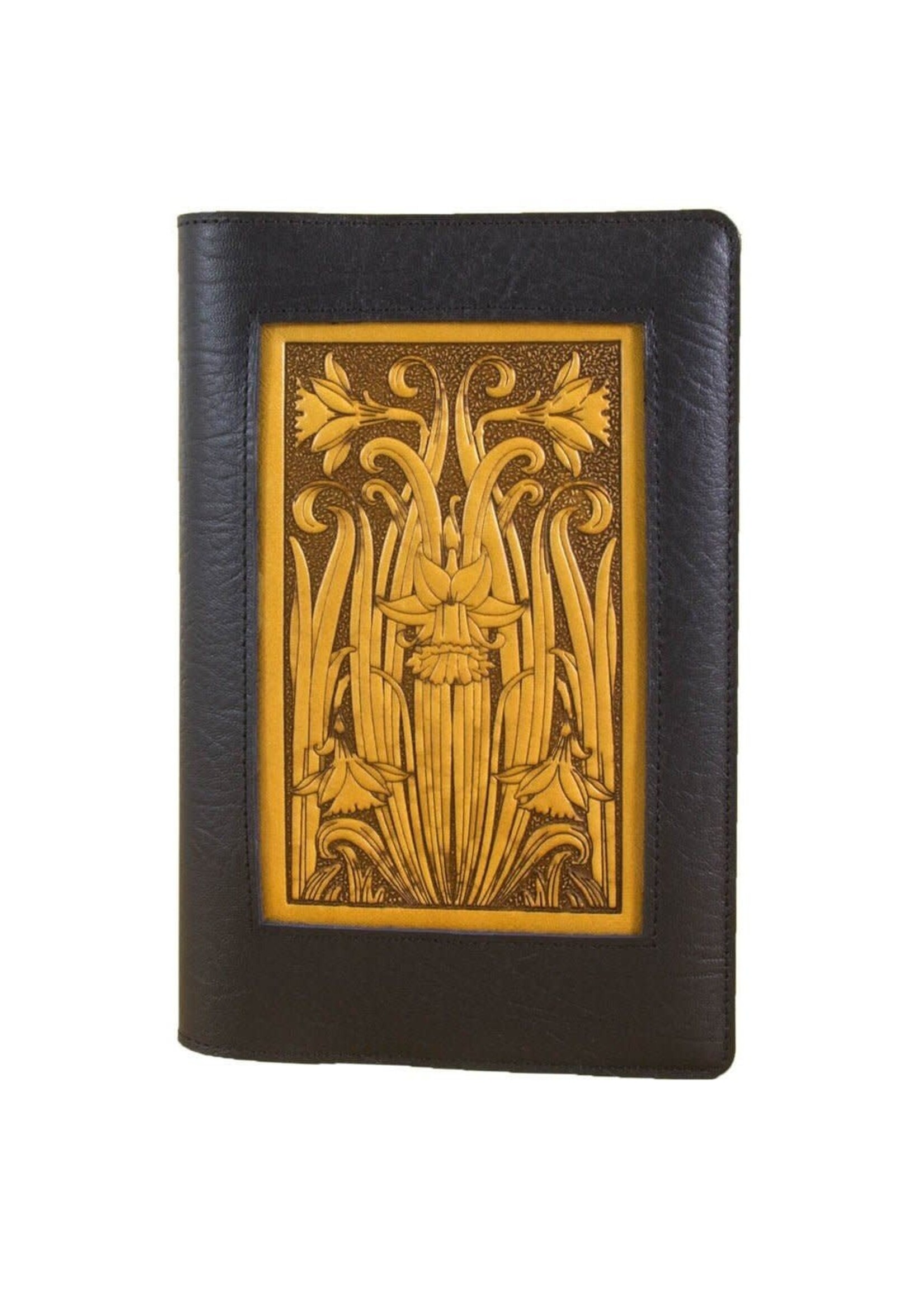Oberon Design Oberon Large Leather Icon Journal - Daffodil