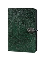 Oberon Design Oberon Large Leather Journal - Creekbed Maple - Green