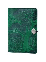 Oberon Design Oberon Large Leather Journal - High Sierra - Green