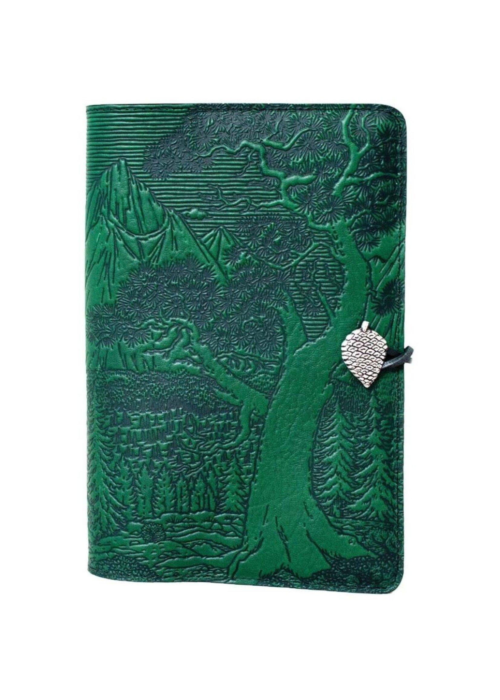 Oberon Design Oberon Large Leather Journal - High Sierra - Green