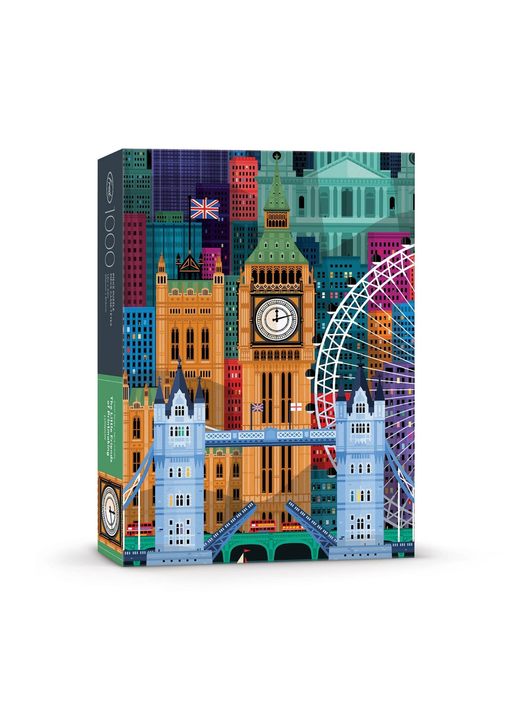 Fred Distribution London by Little Friends of Printmaking, 1000 Piece Puzzle