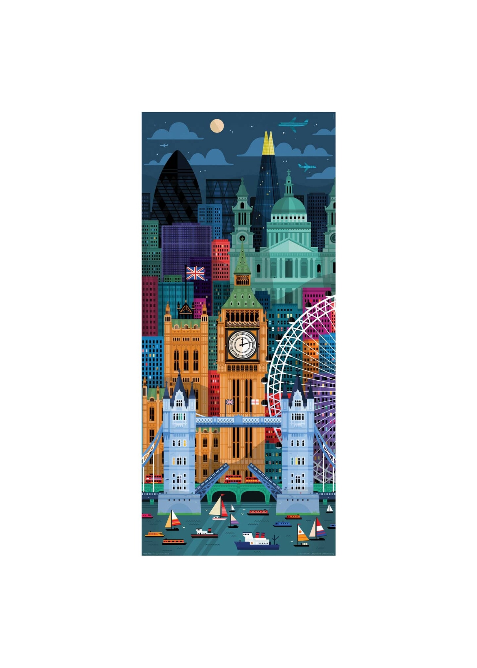 Fred Distribution London by Little Friends of Printmaking, 1000 Piece Puzzle