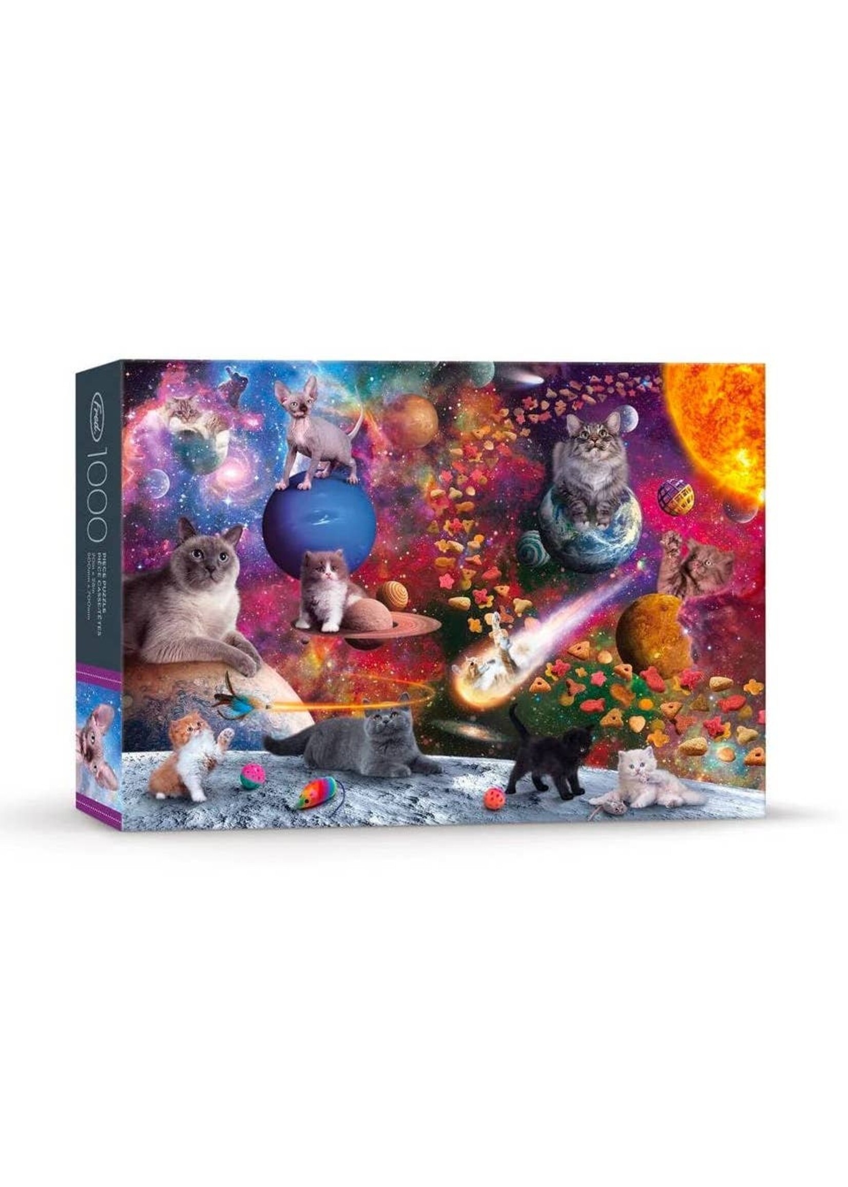 Fred Distribution Norwood Galaxy Cats - 1000 Piece Puzzle