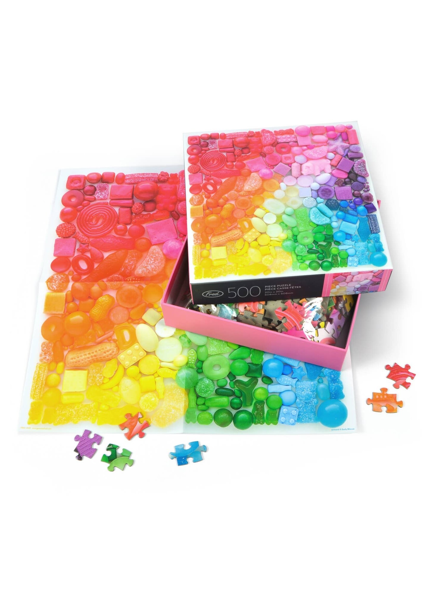 Fred Distribution Emily Blincoe - "Sugar Spectrum" 500 Piece Puzzle